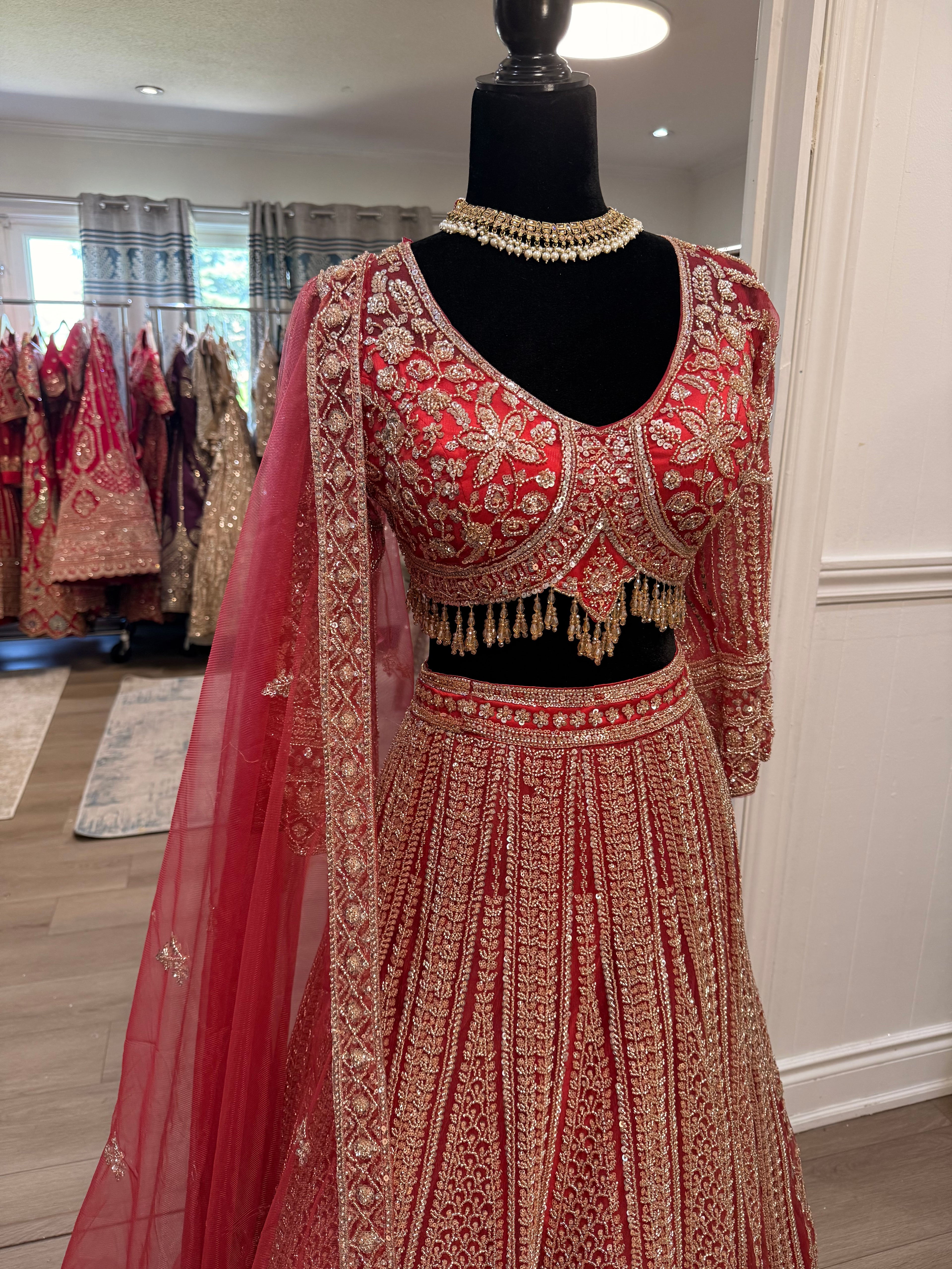Bridal sangeet designer lehenga choli