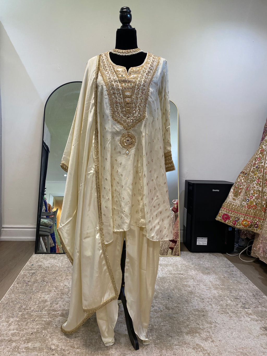 Embroidered suit