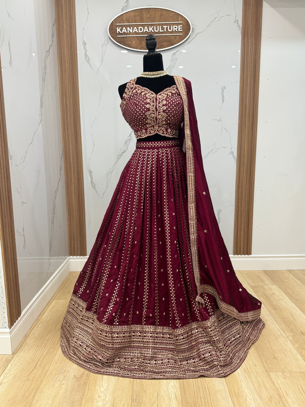 Dark color lehenga choli