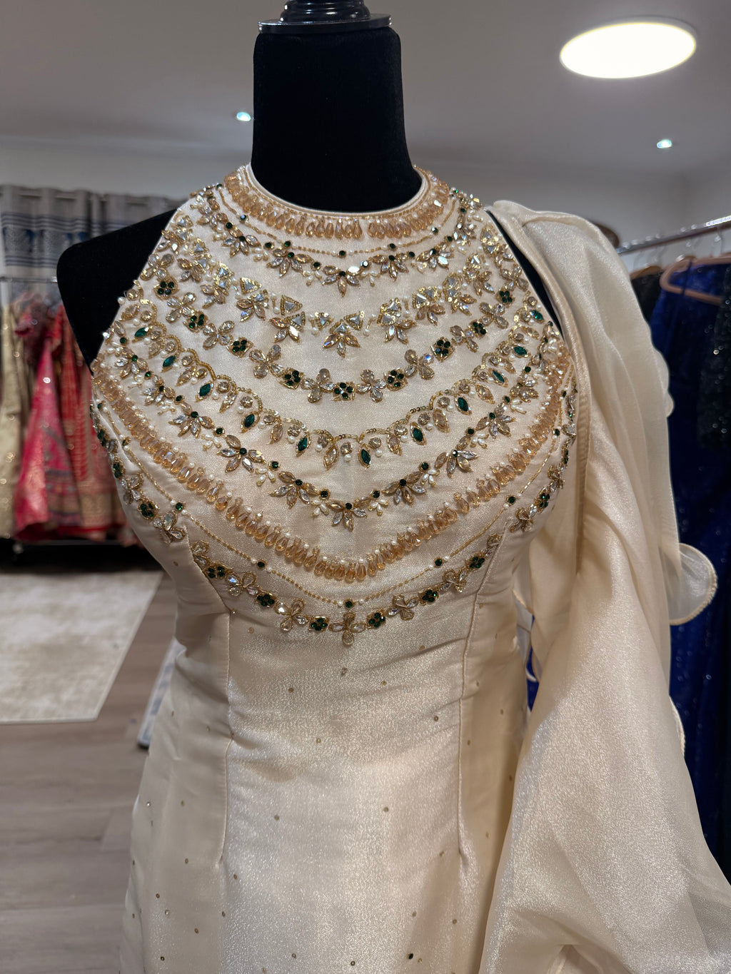 Embroidered suit
