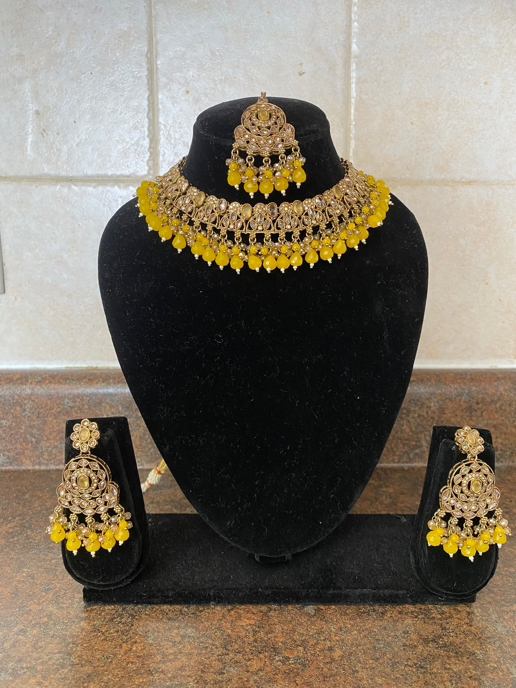 Yellow color Jewellery