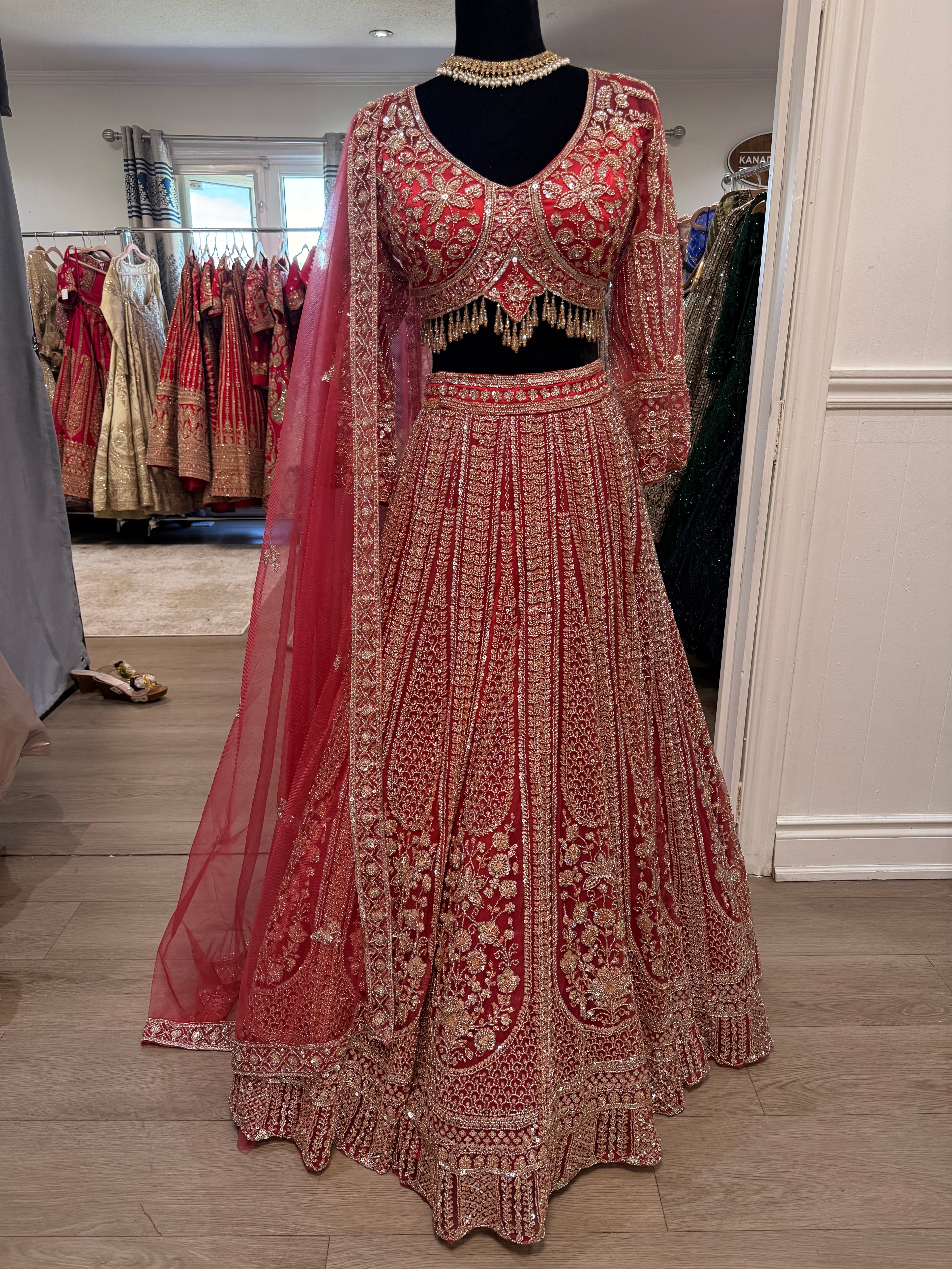 Bridal sangeet designer lehenga choli