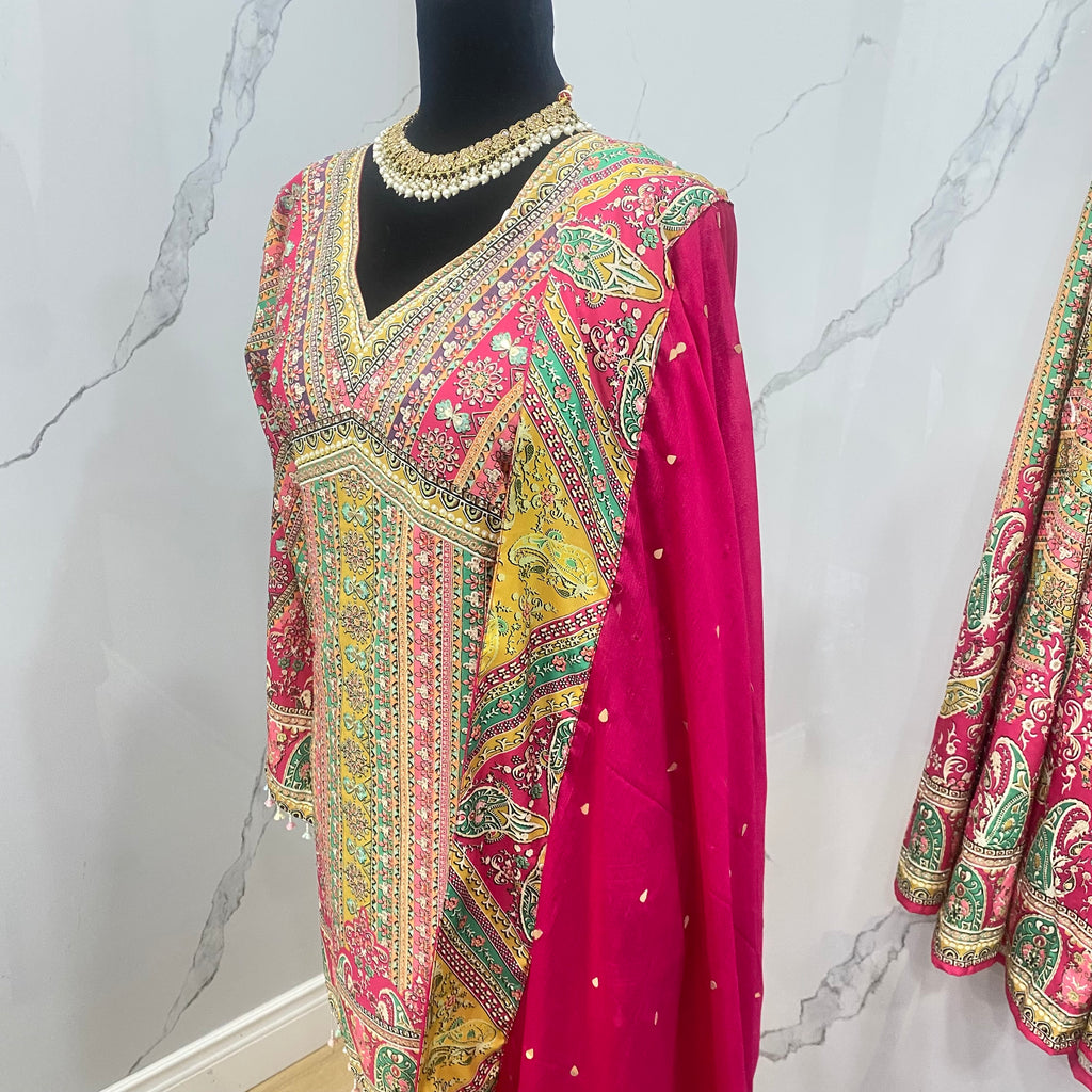 Embroidered suit