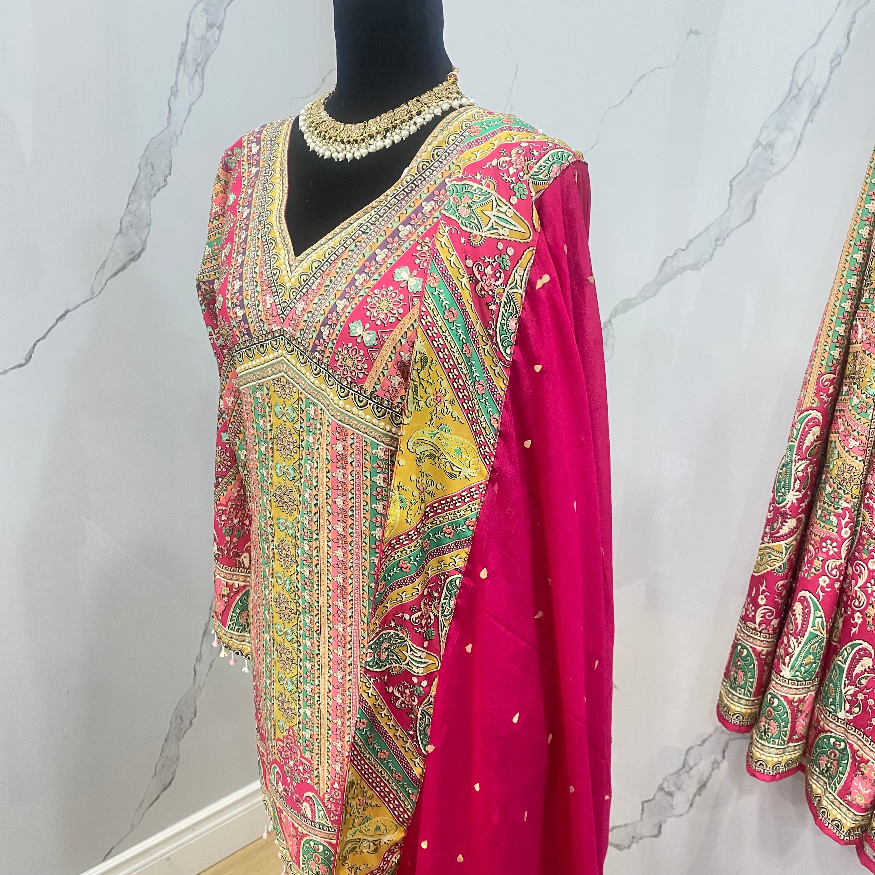 Embroidered suit