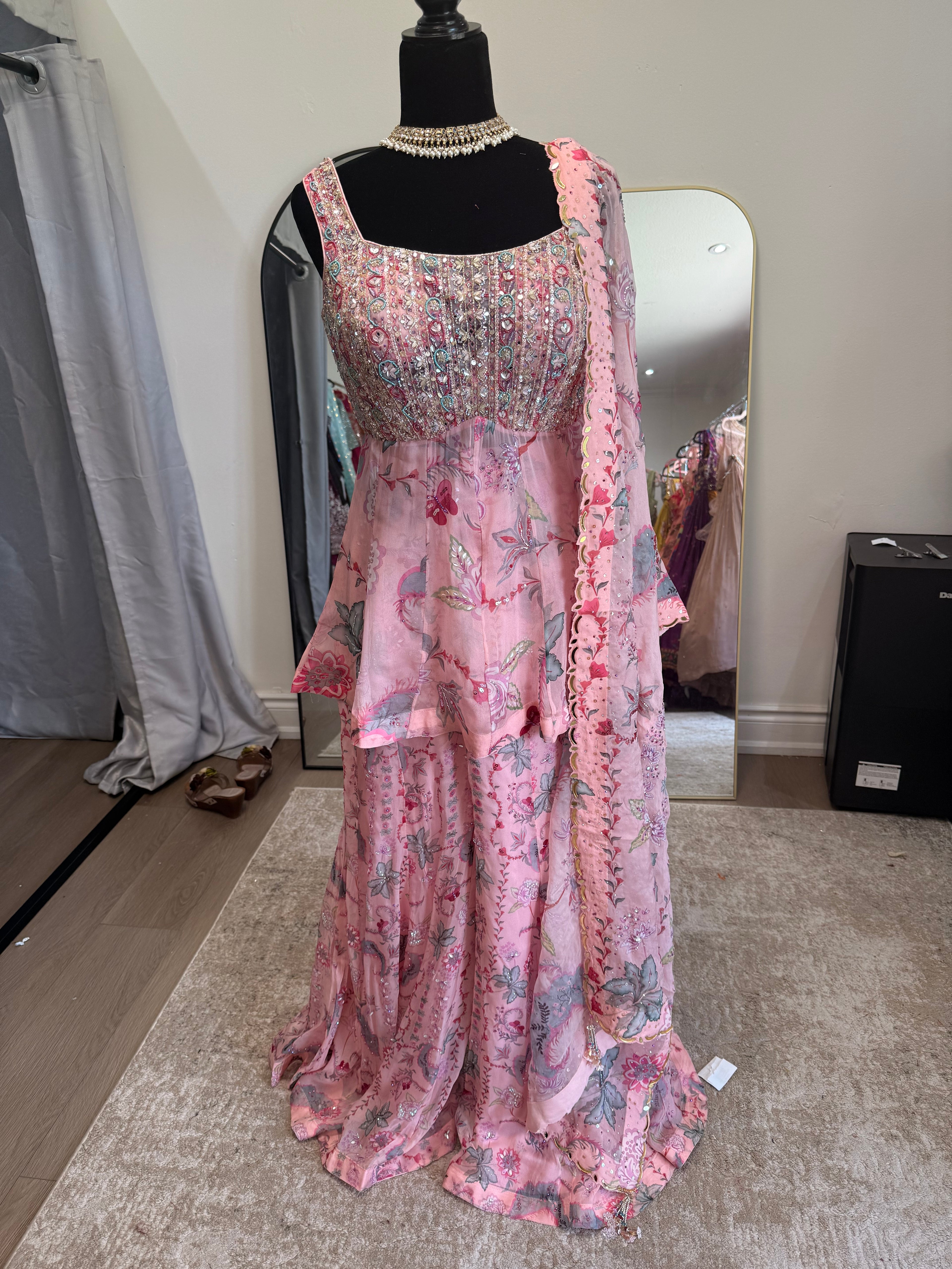 Mahima mahajan inspired designer gharara suit