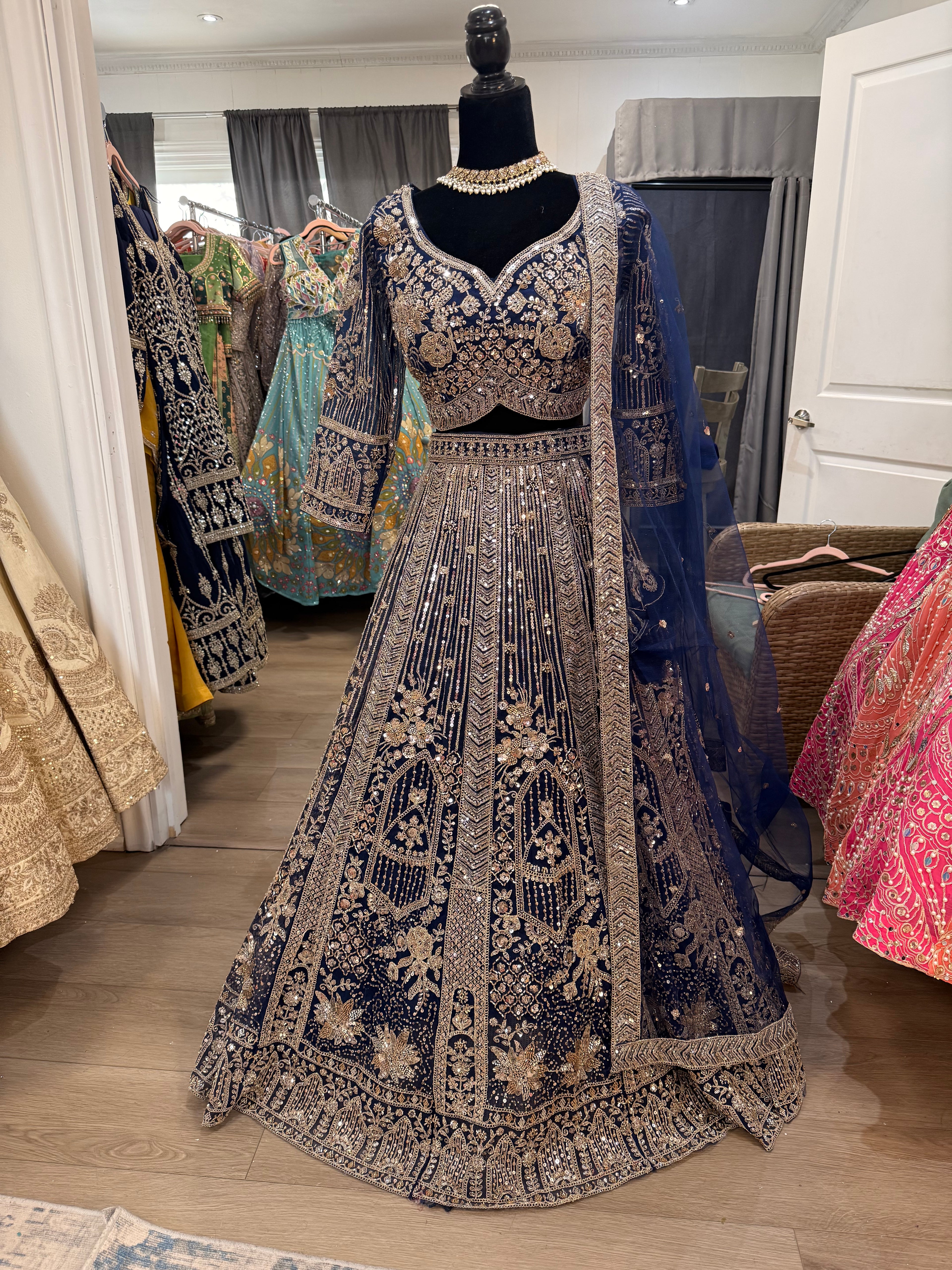 Beautiful choli with lehenga