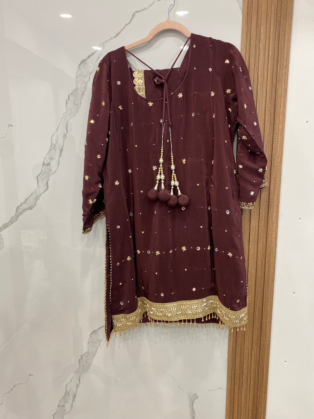 Embroidered suit