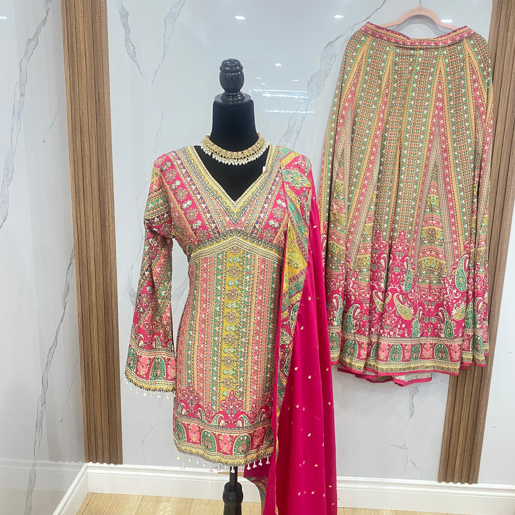 Embroidered suit