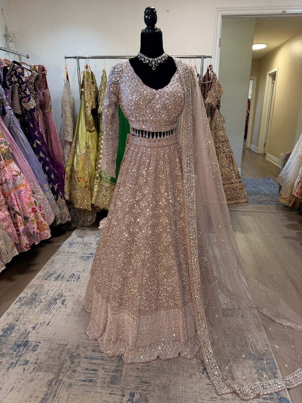 Traditional full sleeves Embroidered Lehenga Choli