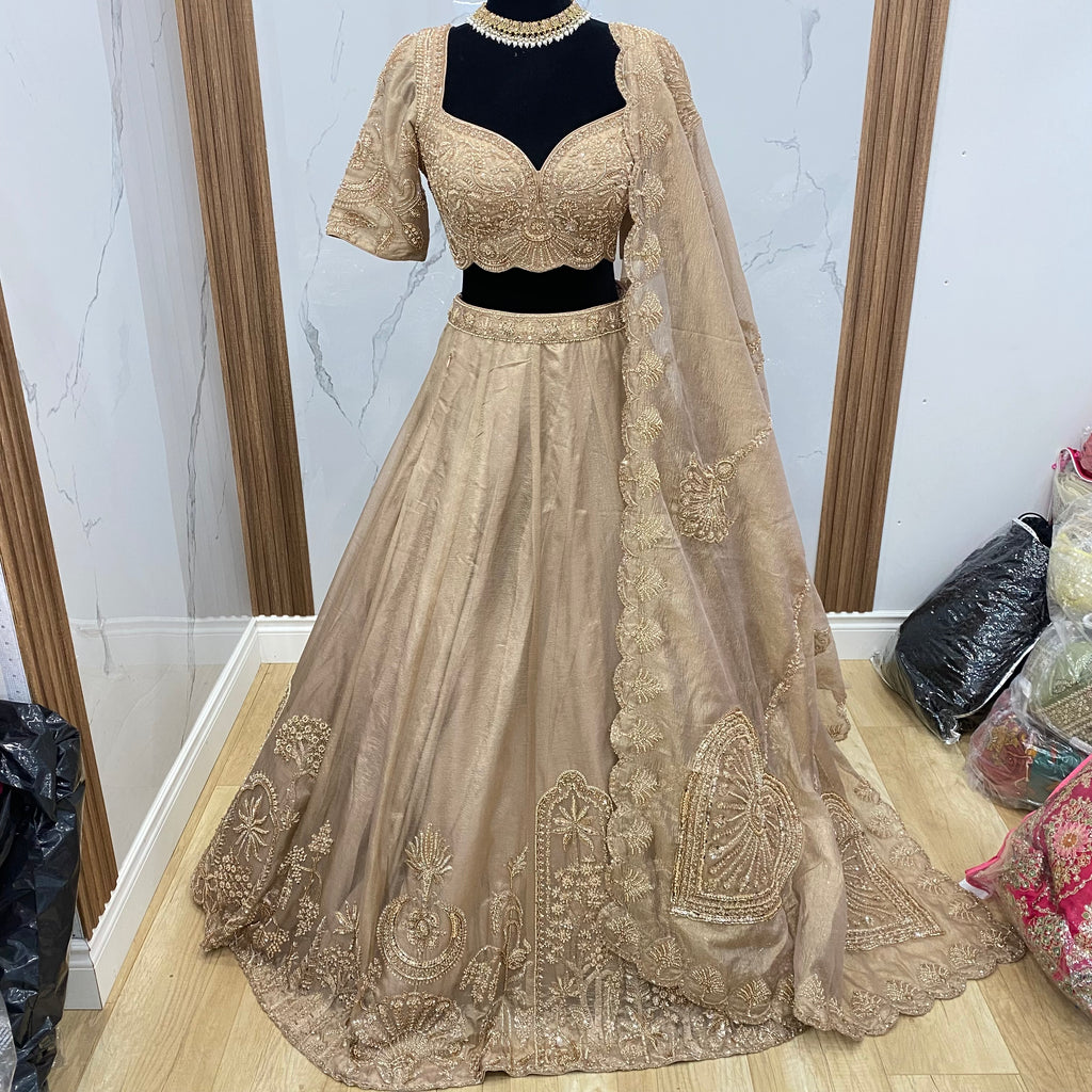 Beautiful heavy dhupatta designer lehenga choli