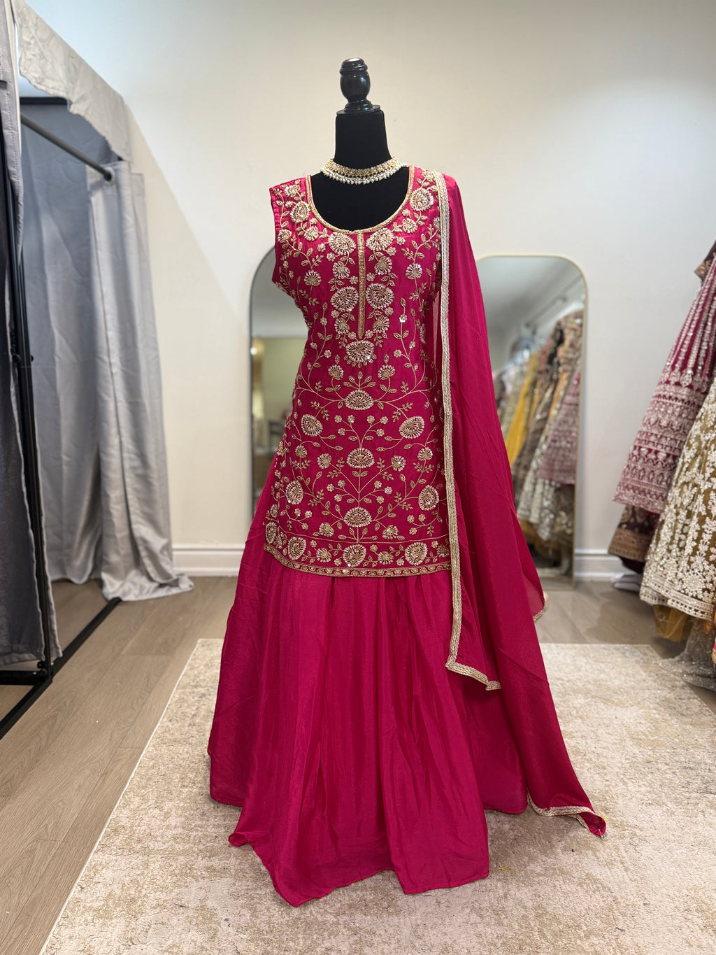 KanadaKulture - designer Lehenga with level detailing