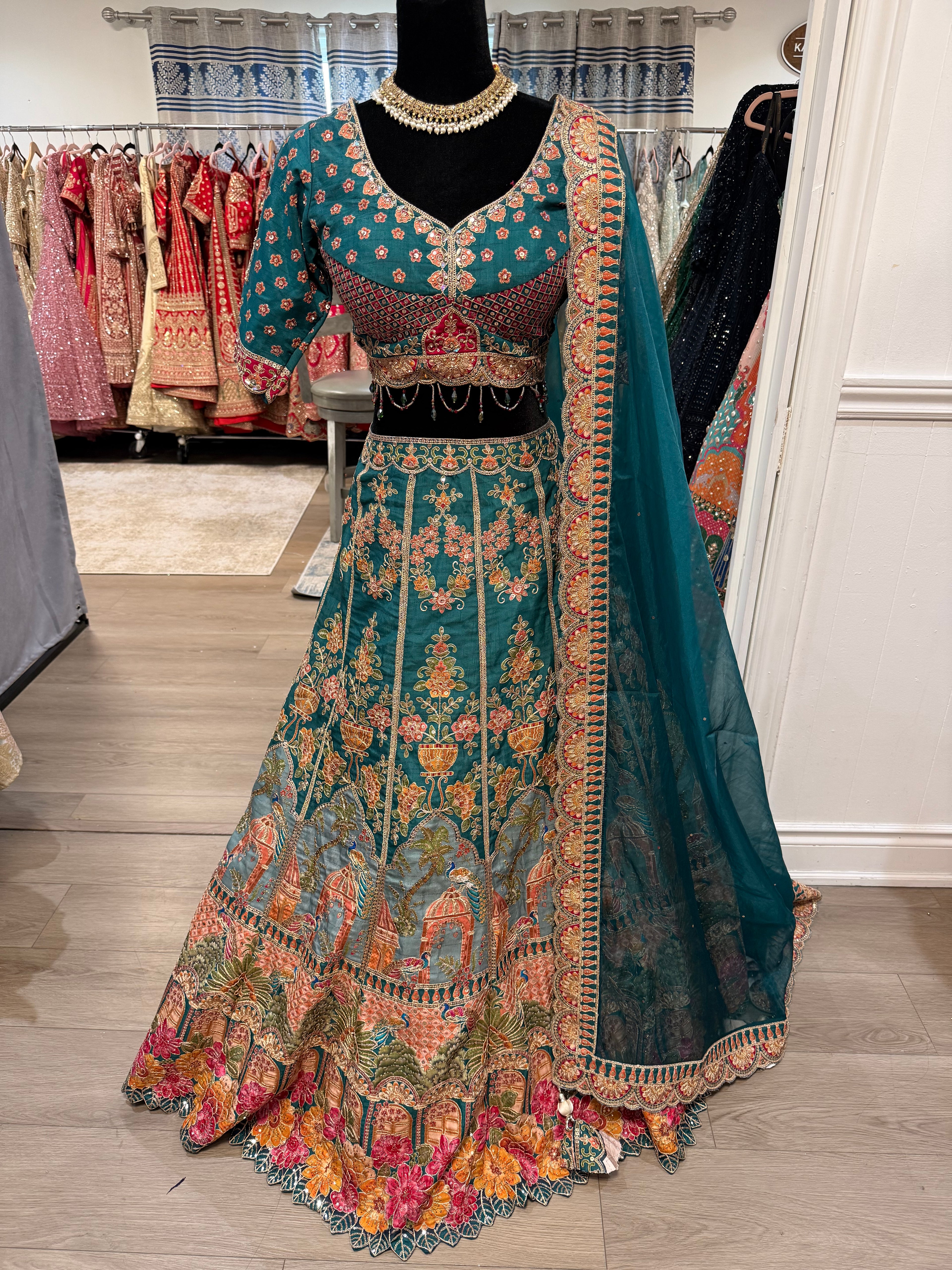 Perfect sangeet/jaggo/ mehendi Designer Lehenga choli