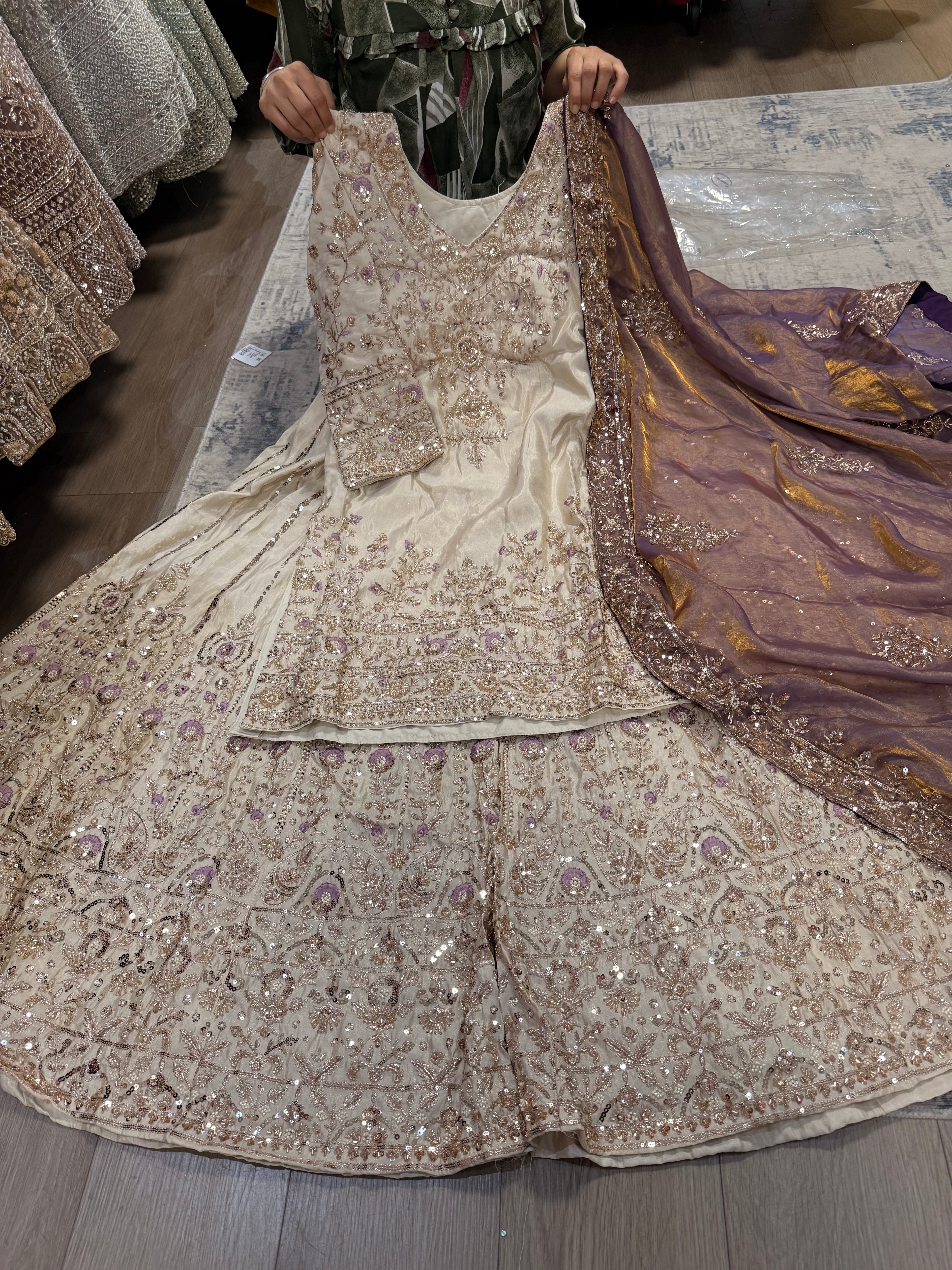 Embroidered suit