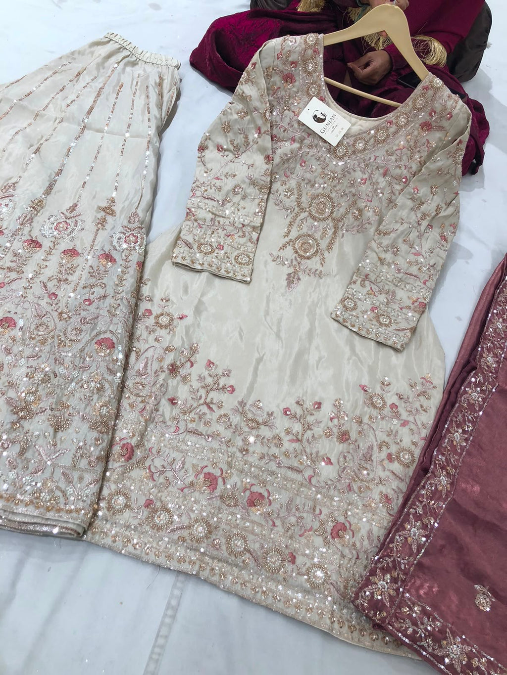 Embroidered suit