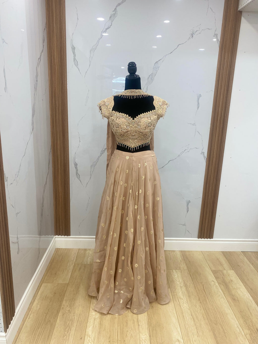 Crop top with palazoo