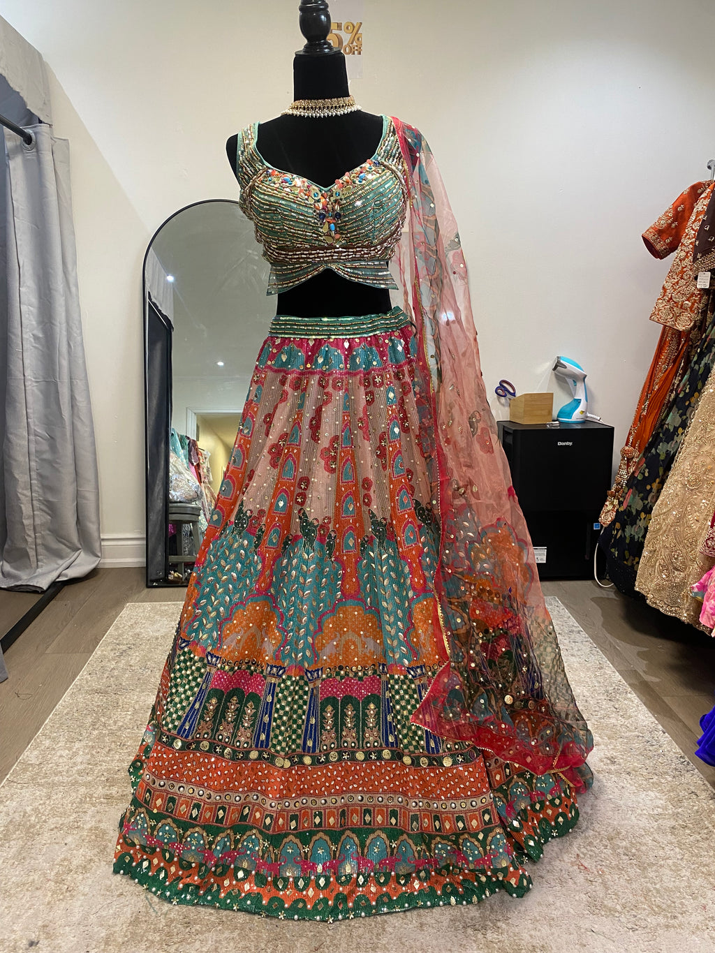 Traditional Embroidered Lehenga Choli