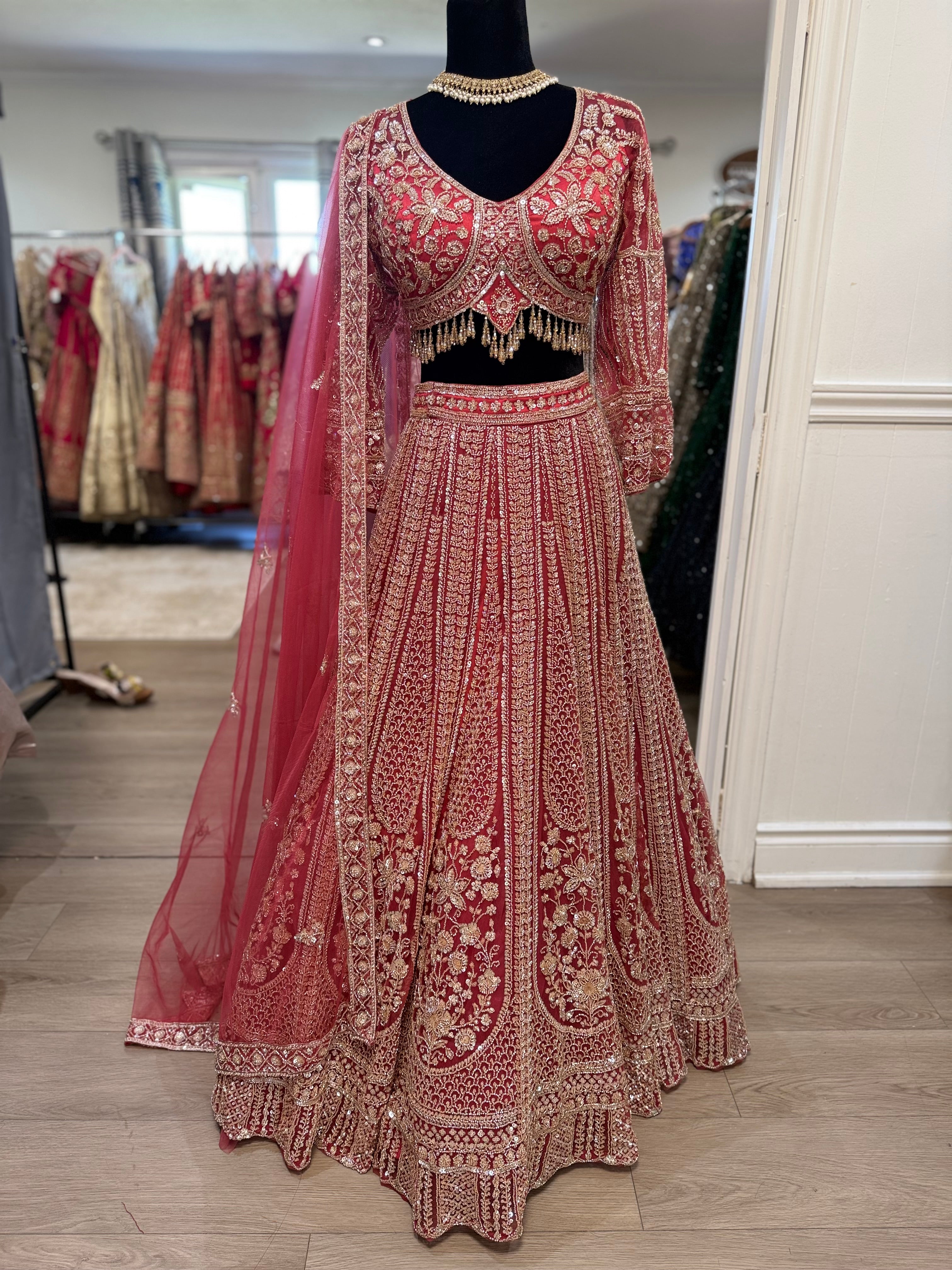 Bridal sangeet designer lehenga choli