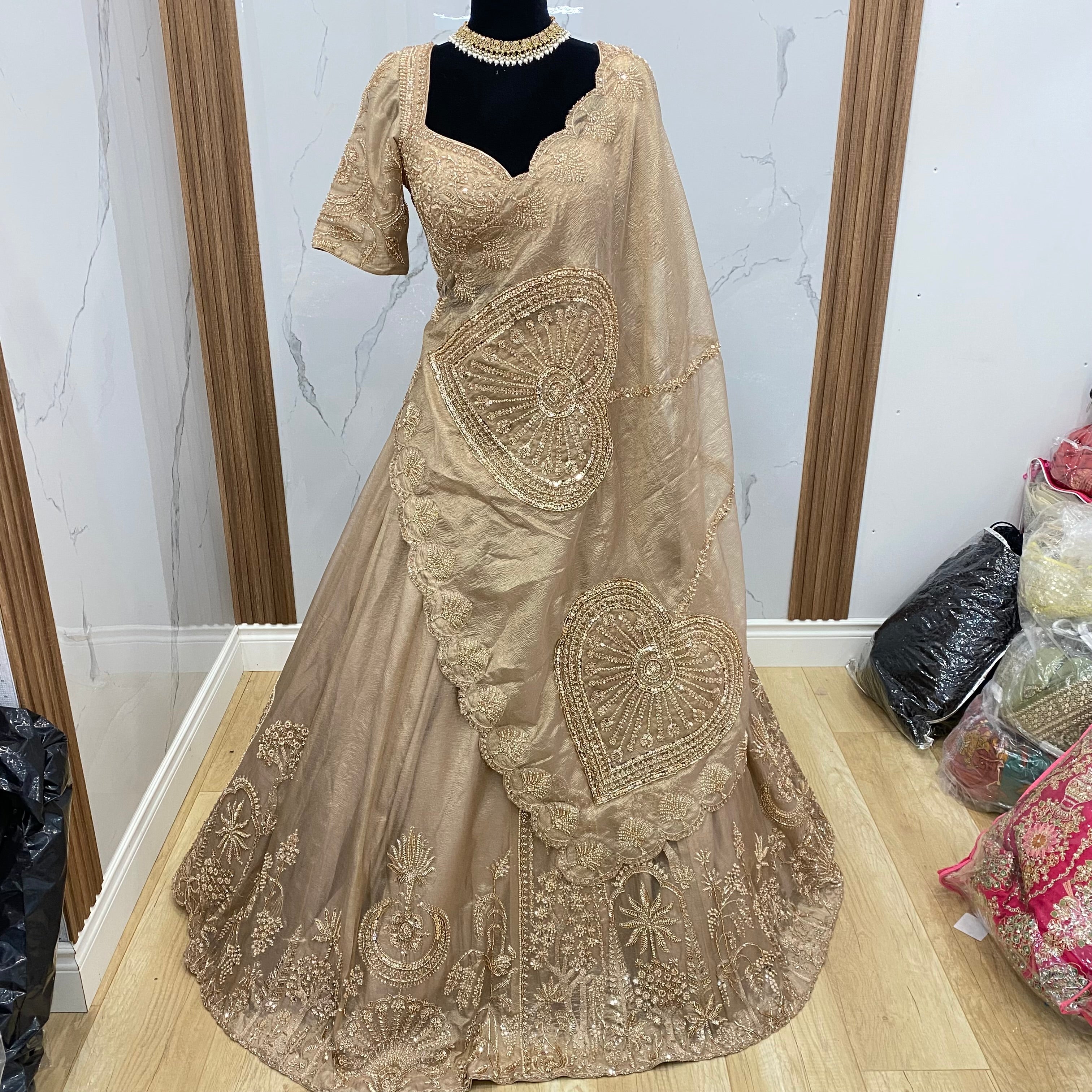 Beautiful heavy dhupatta designer lehenga choli