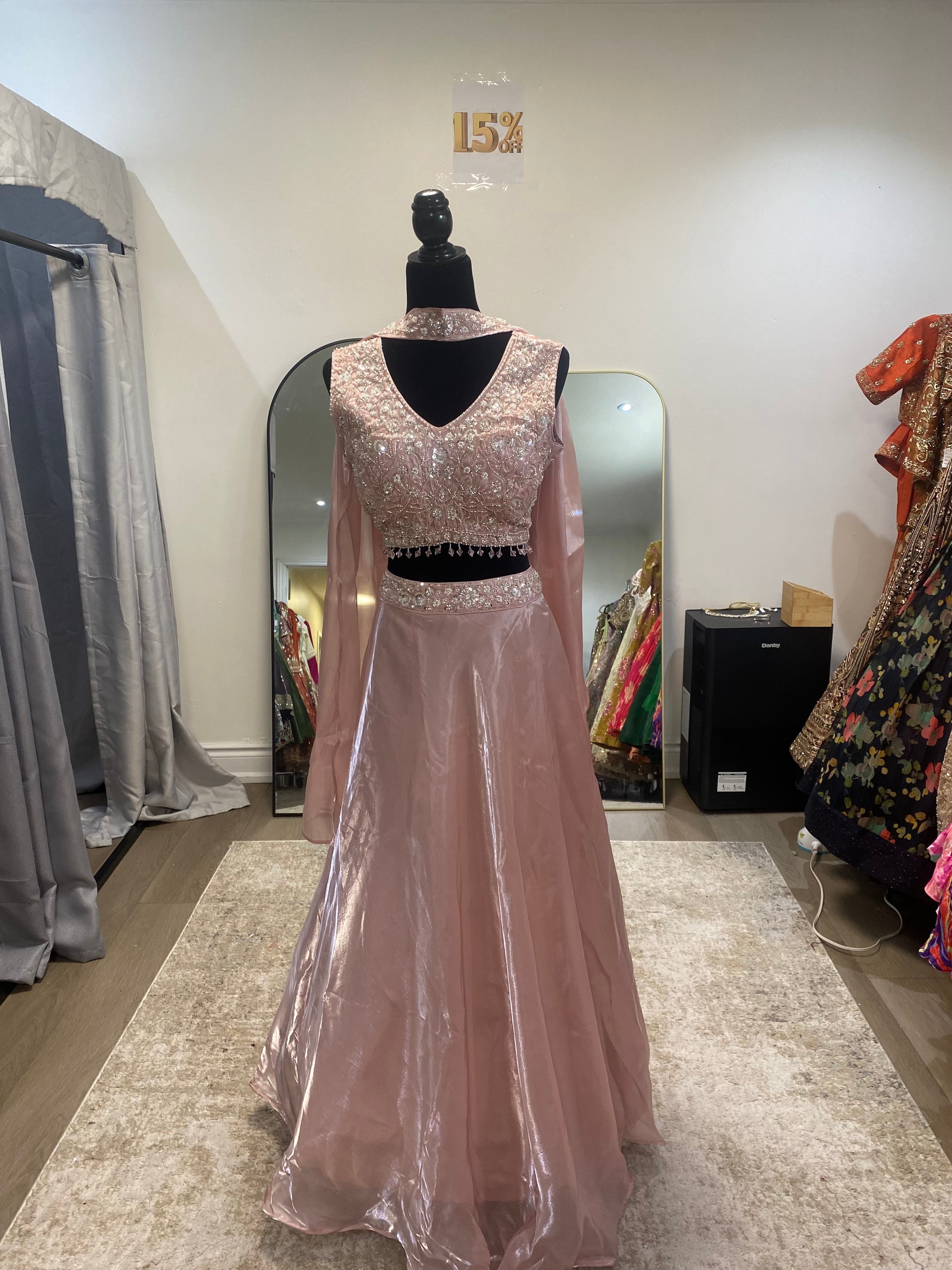 KanadaKulture - designer Lehenga with level detailing