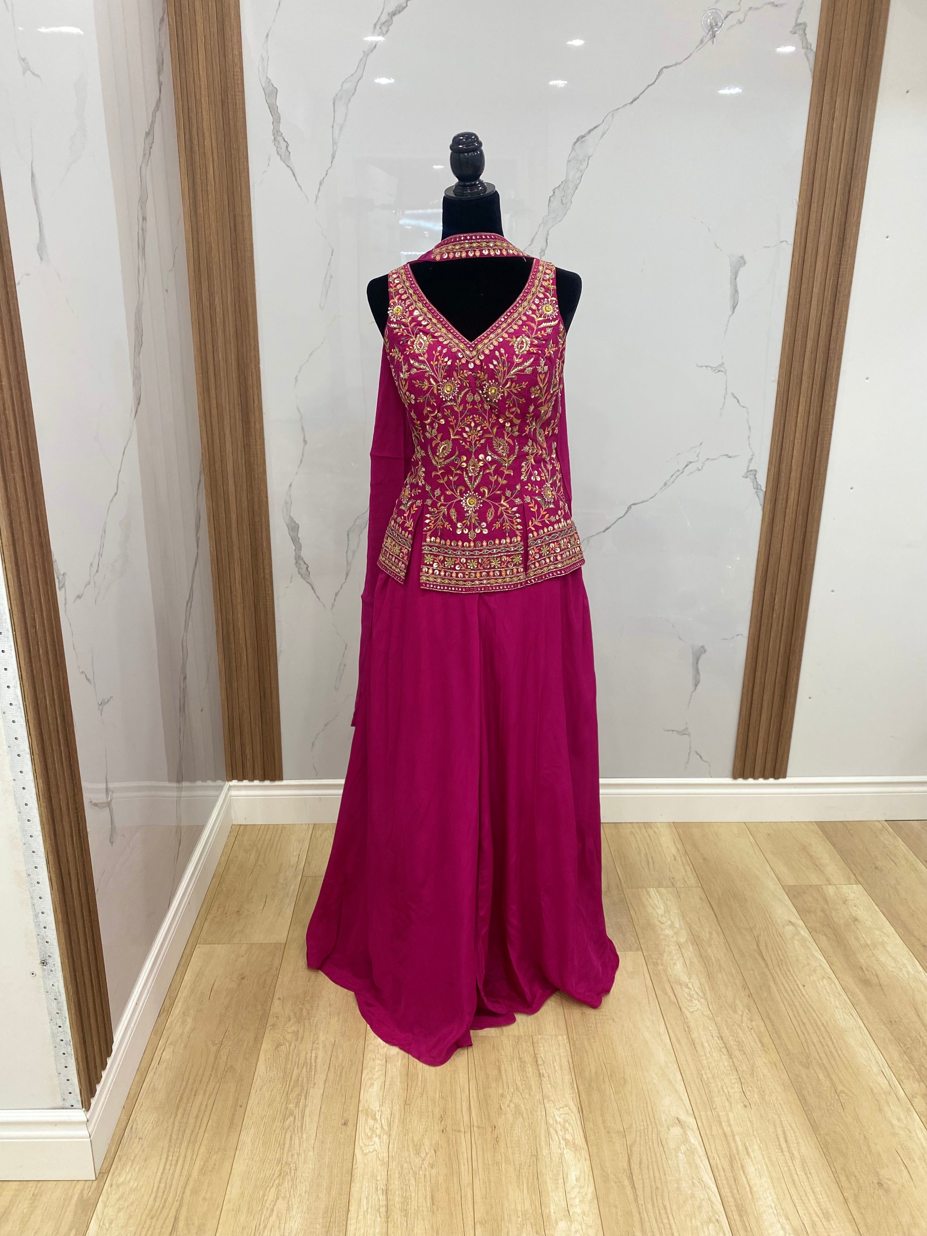 Embroidered suit