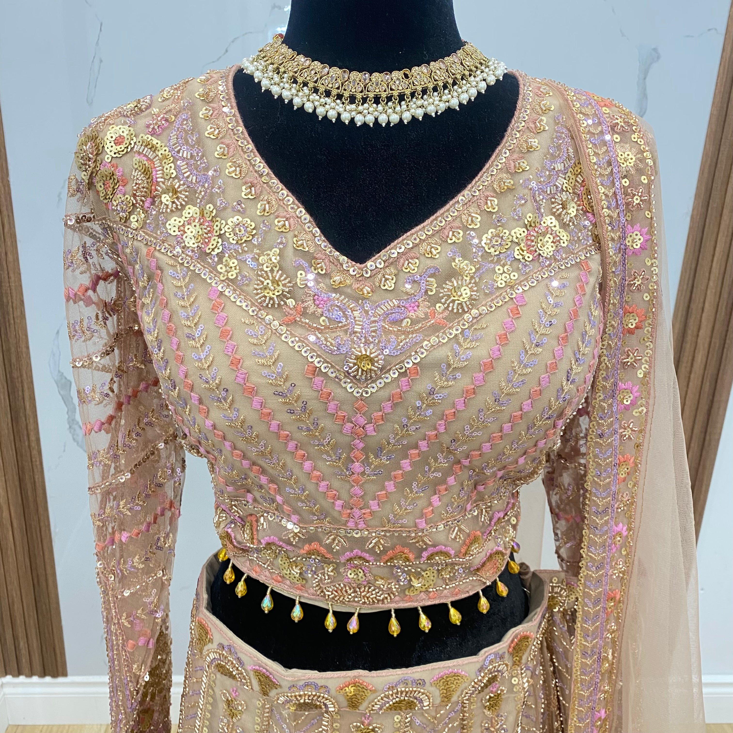 Size 50 Beautiful designer lehenga choli