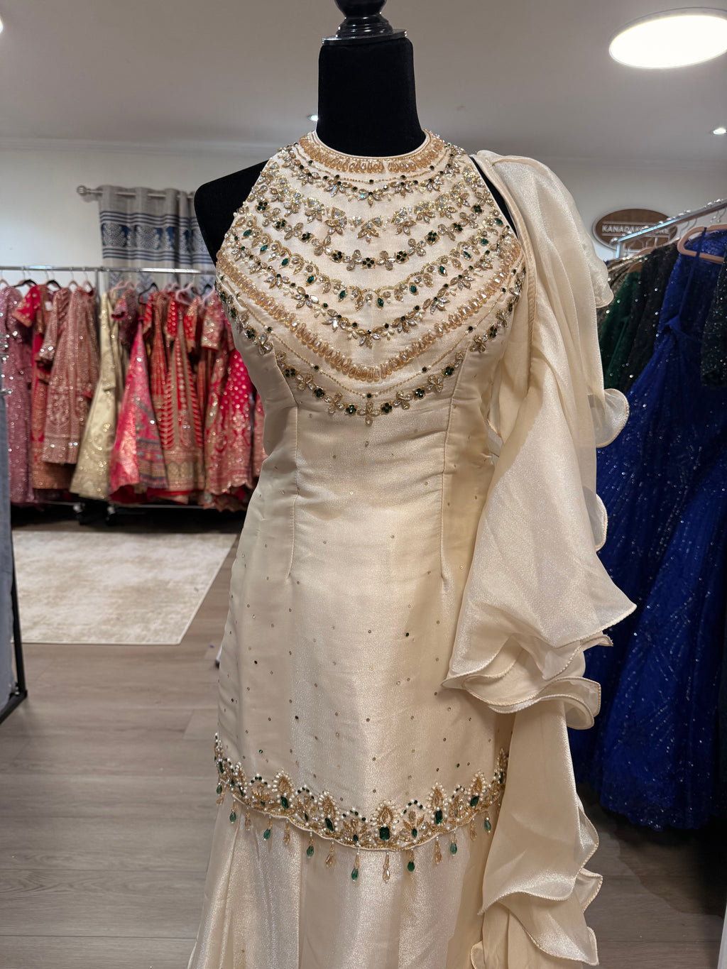 Embroidered suit