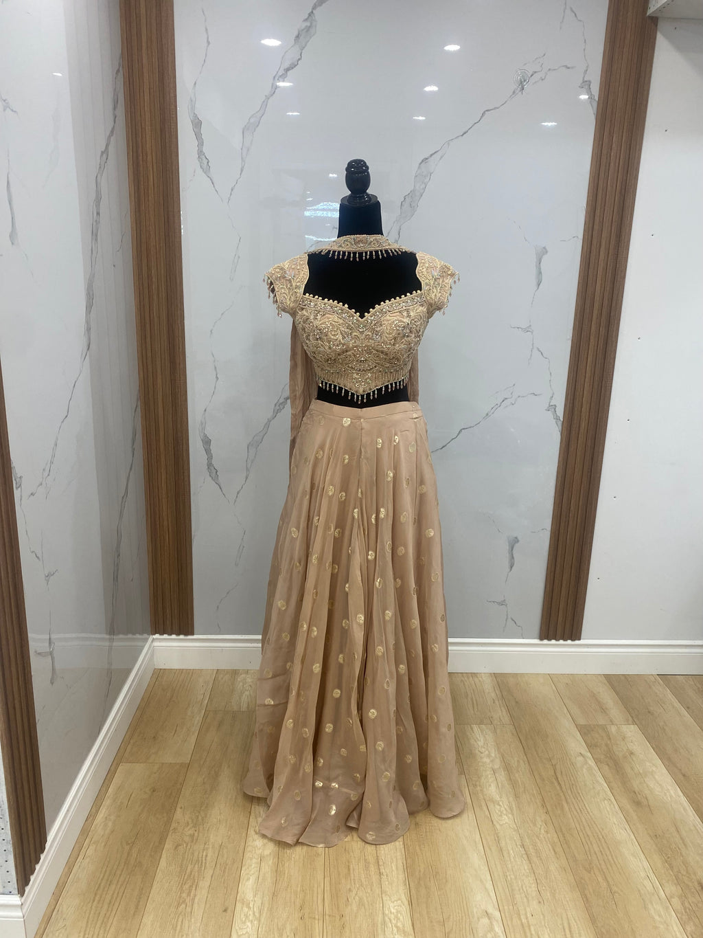 Crop top with palazoo
