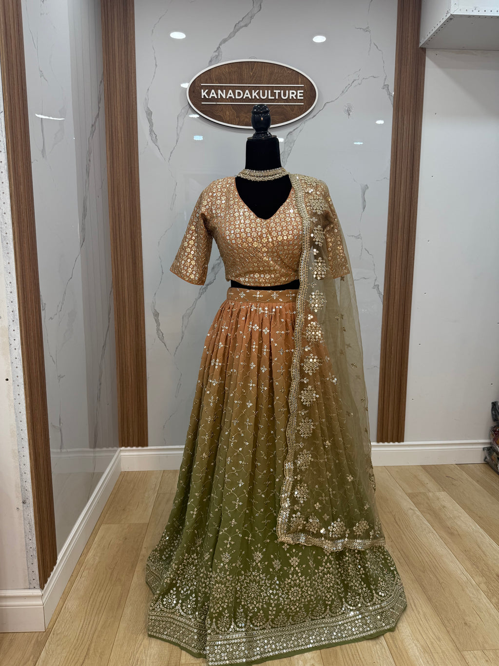 Traditional Embroidered Geogette Lehenga Choli