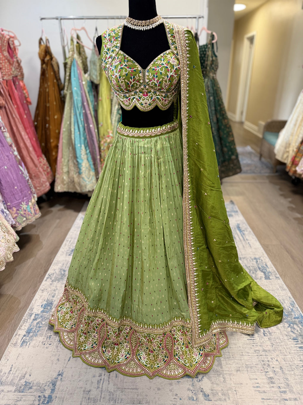 Beautiful choli with lehenga