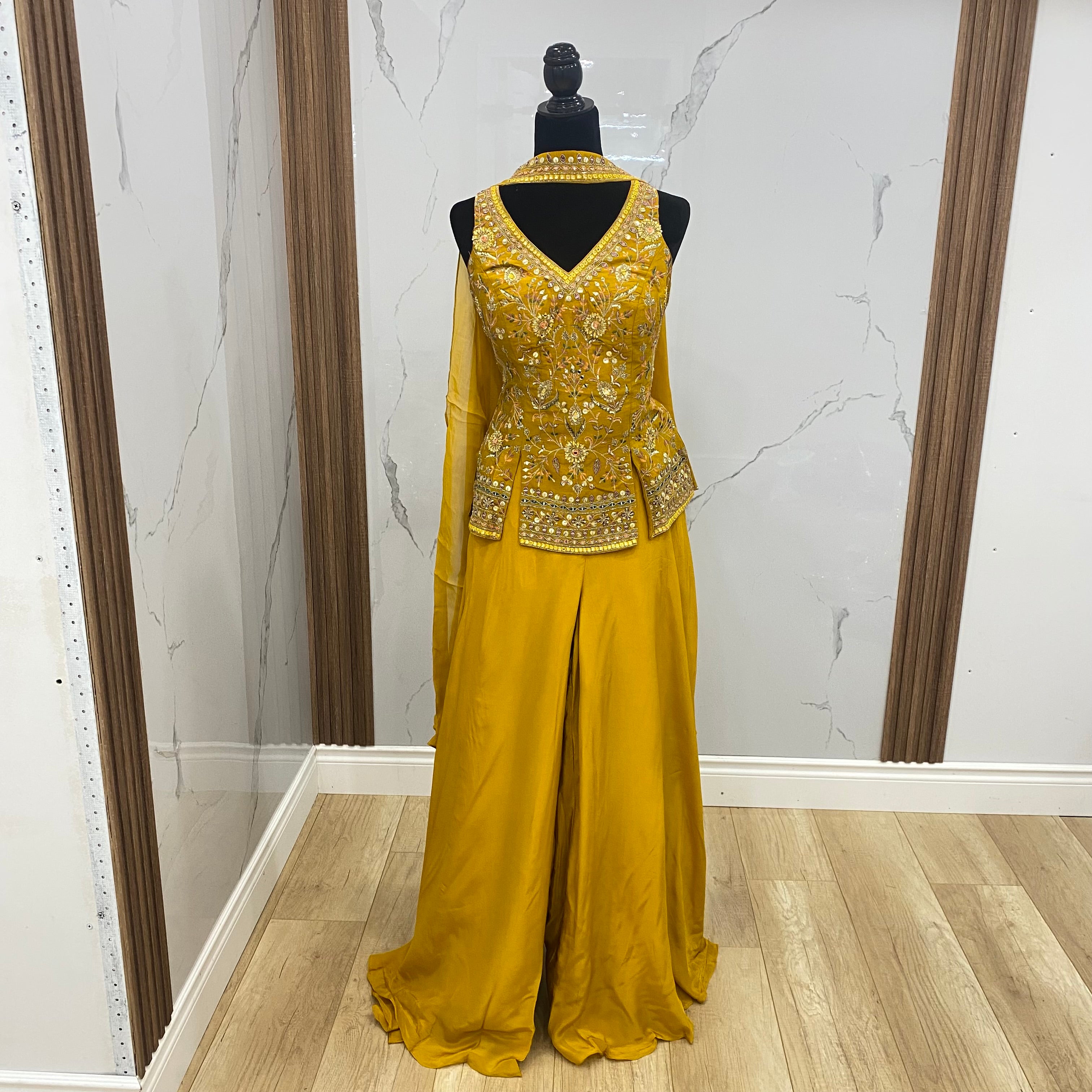 Embroidered suit