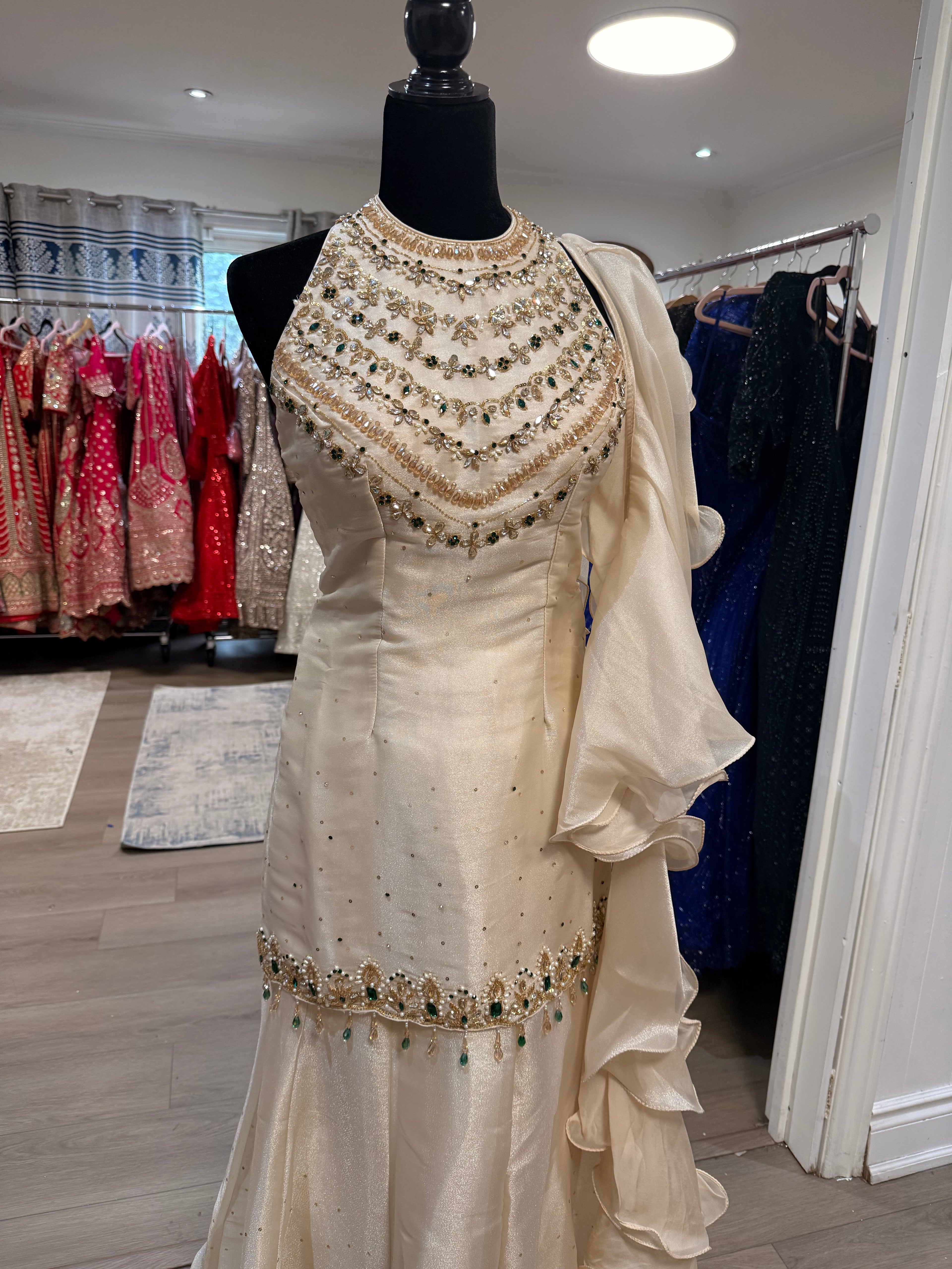 Embroidered suit