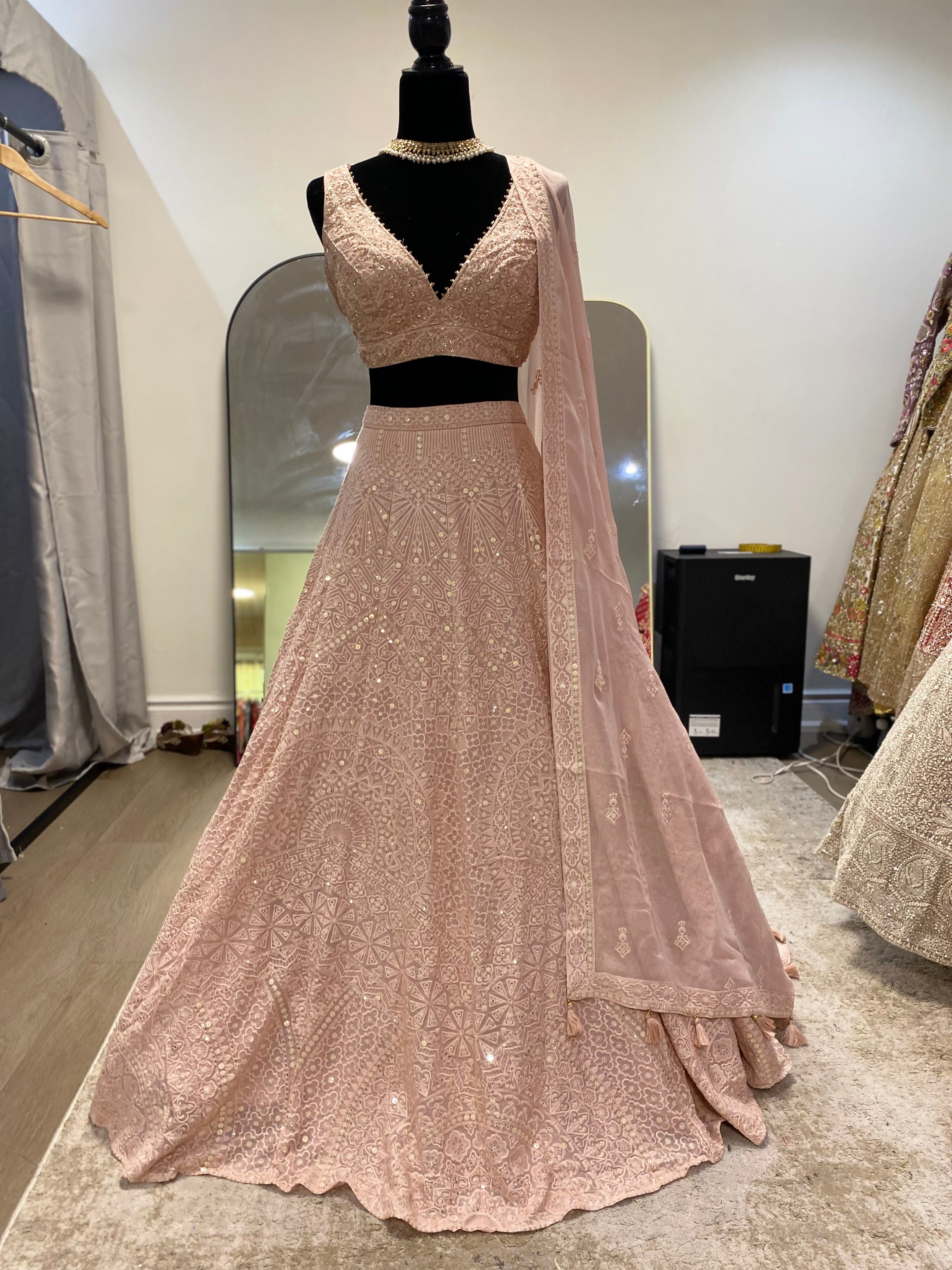 Pastel bridesmaid Designer Lehenga choli
