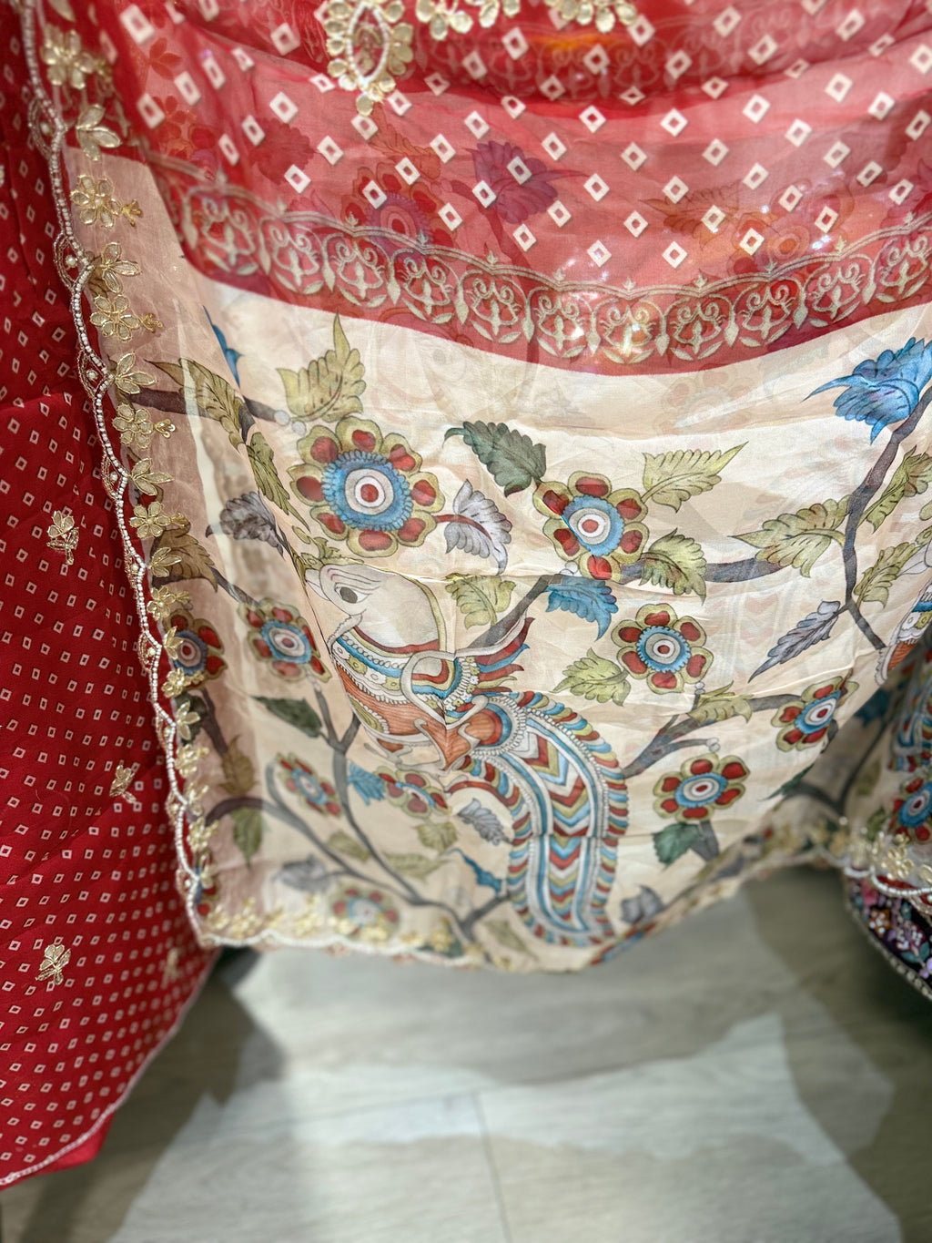 Hand Embroidered unstitched Suit – Kanada Kulture