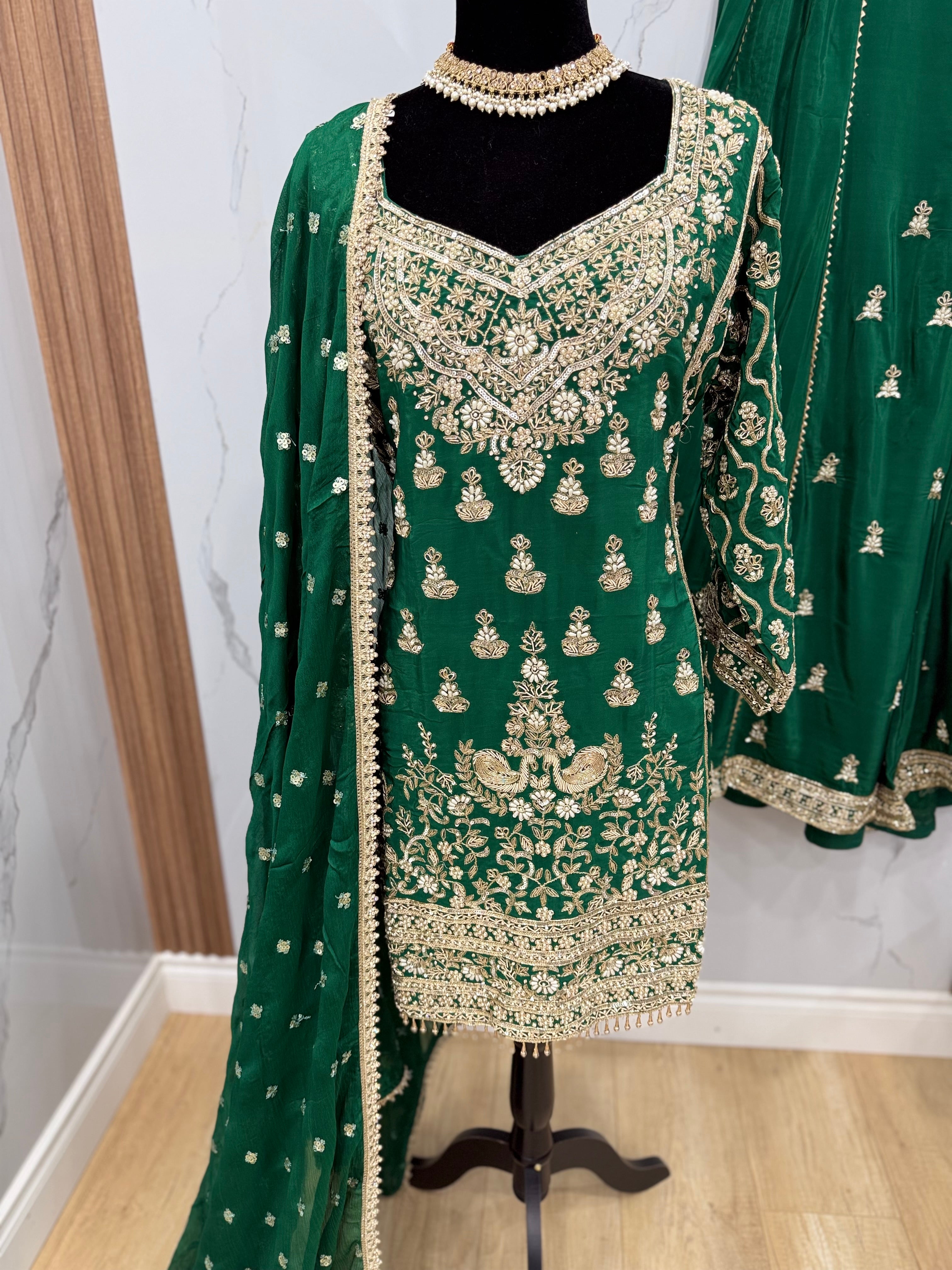 Embroidered suit