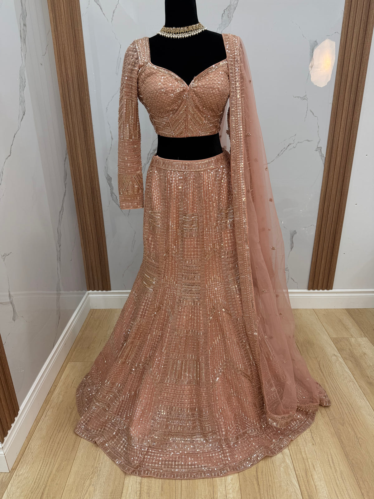 Mermaid cut  engagement/reception lehenga choli