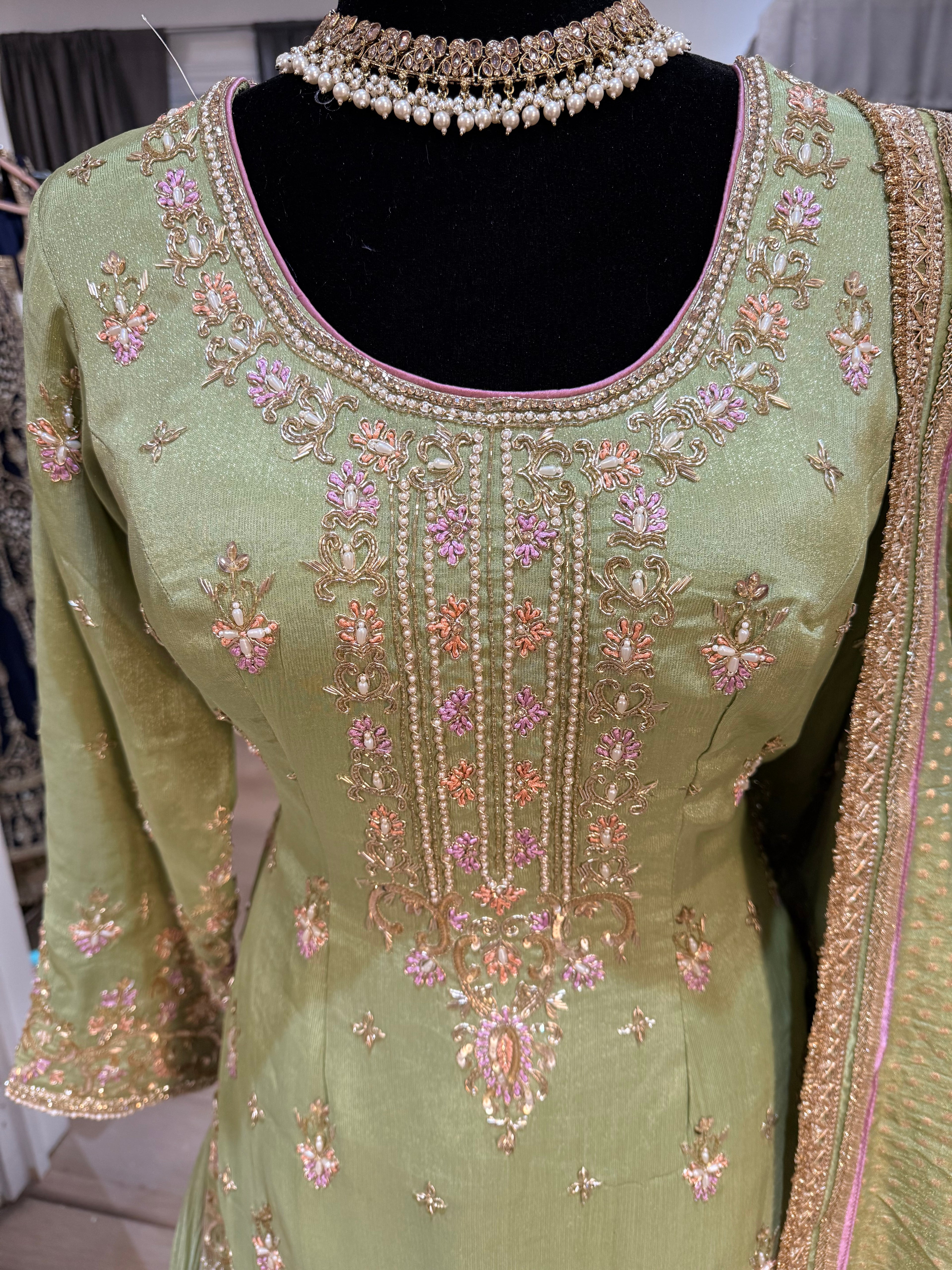 Embroidered suit – Kanada Kulture