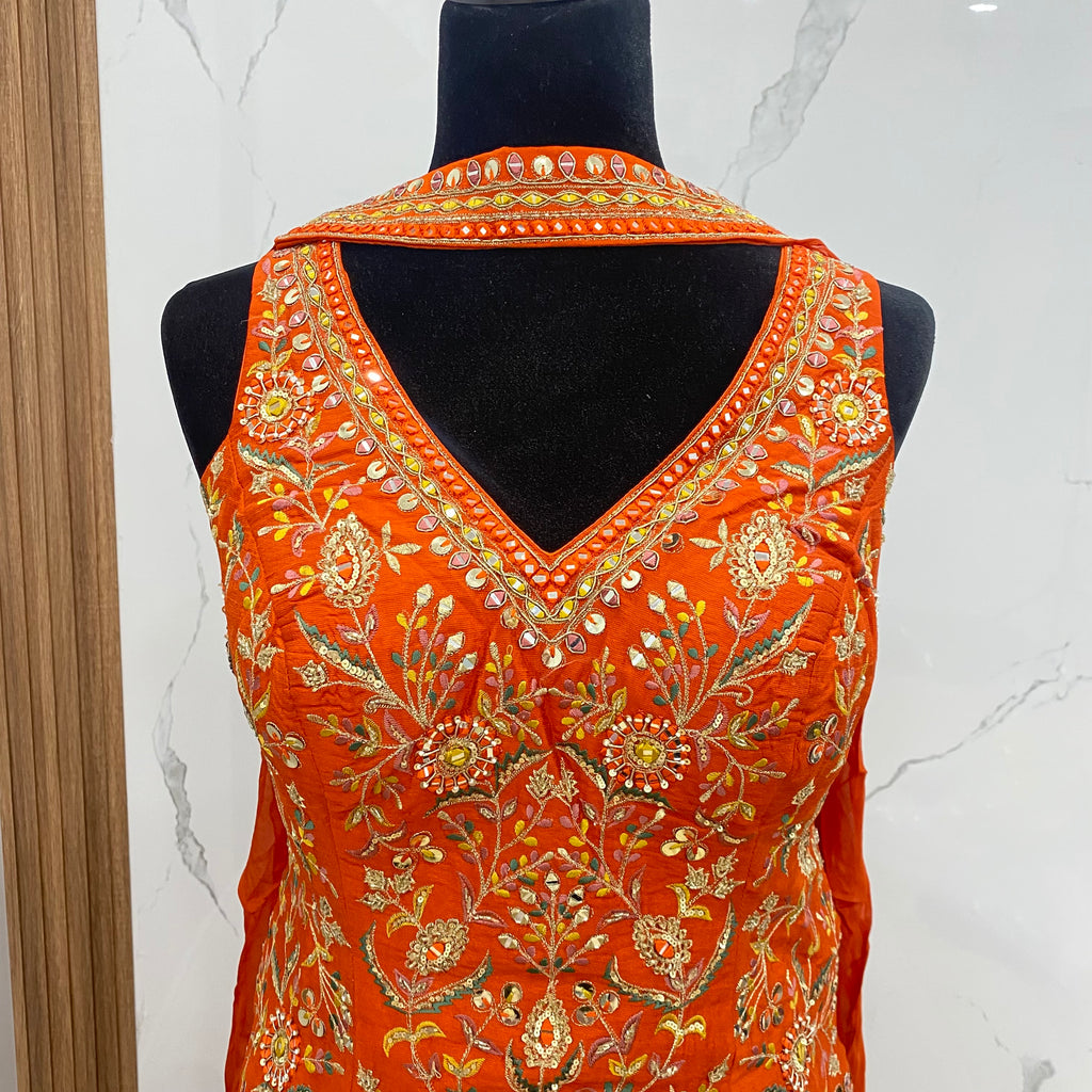 Embroidered suit