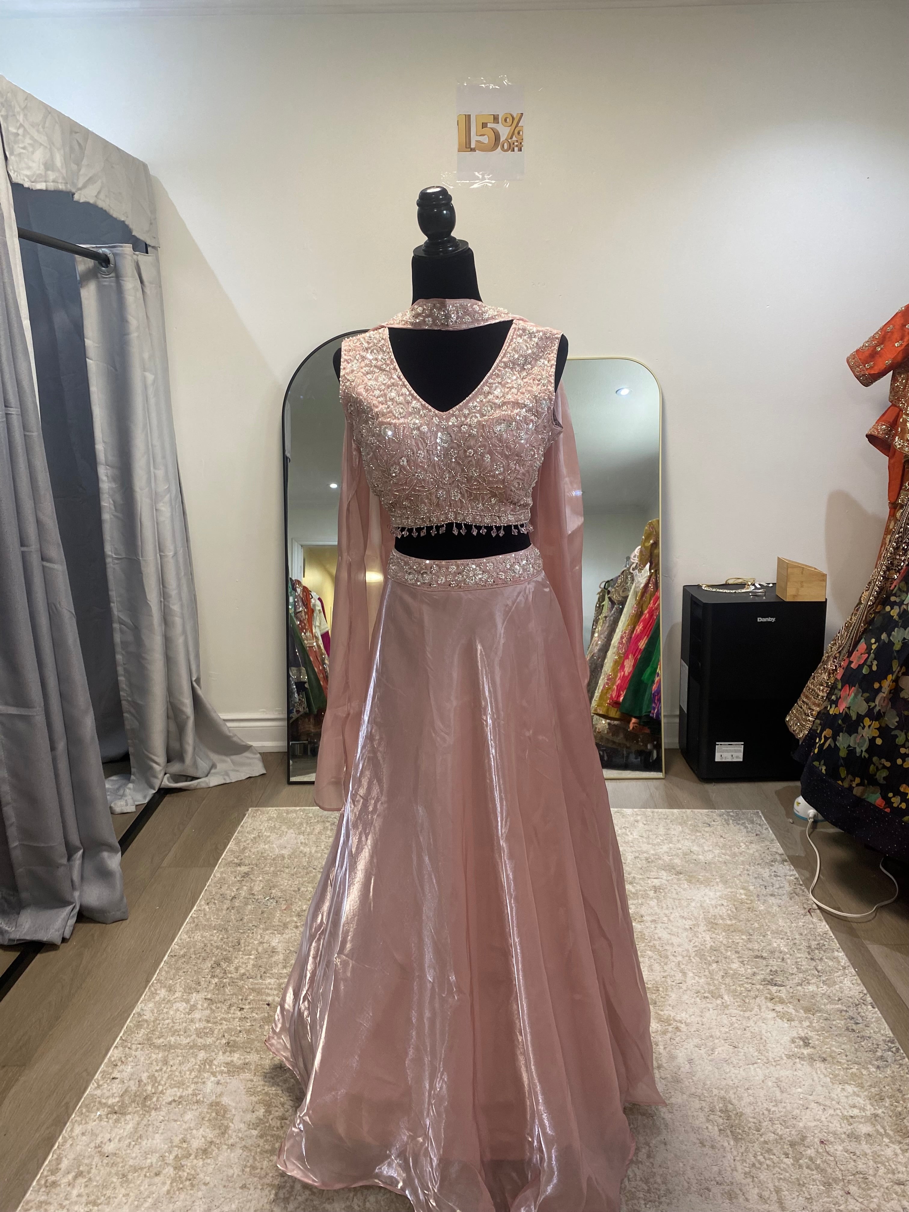 KanadaKulture - designer Lehenga with level detailing