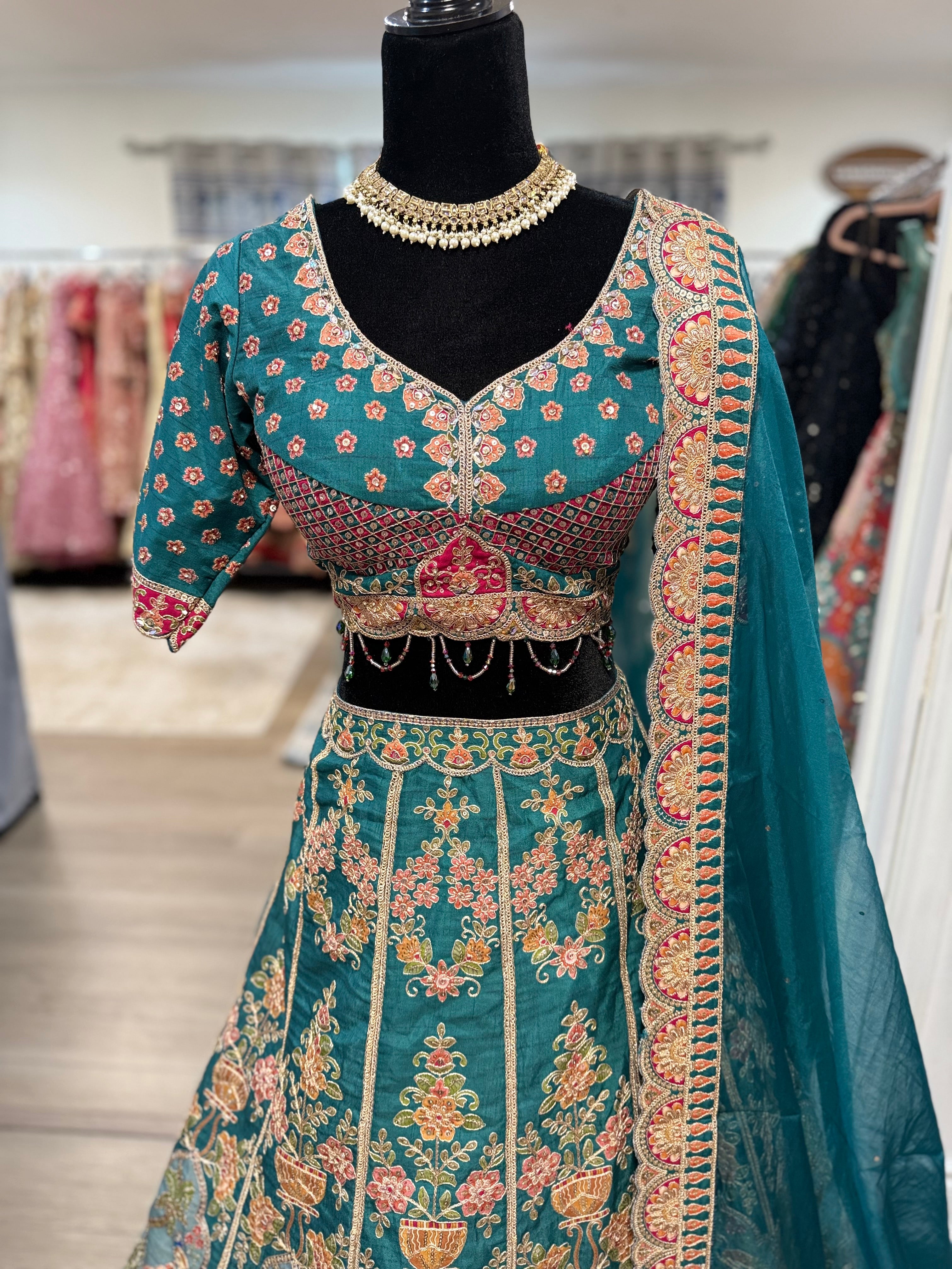 Perfect sangeet/jaggo/ mehendi Designer Lehenga choli
