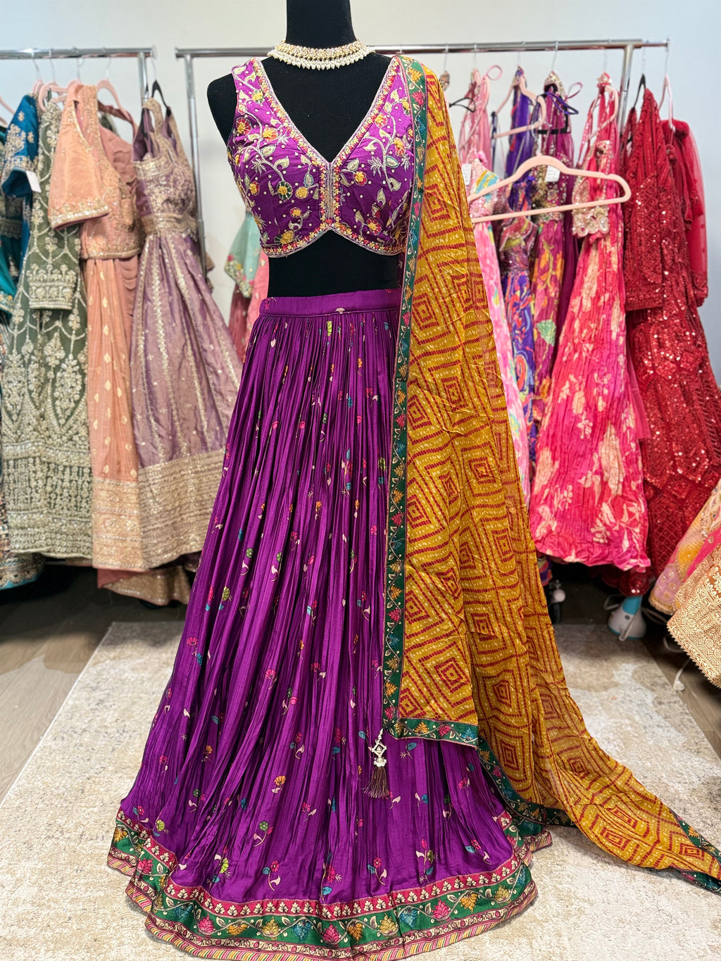Designer  silk lehenga