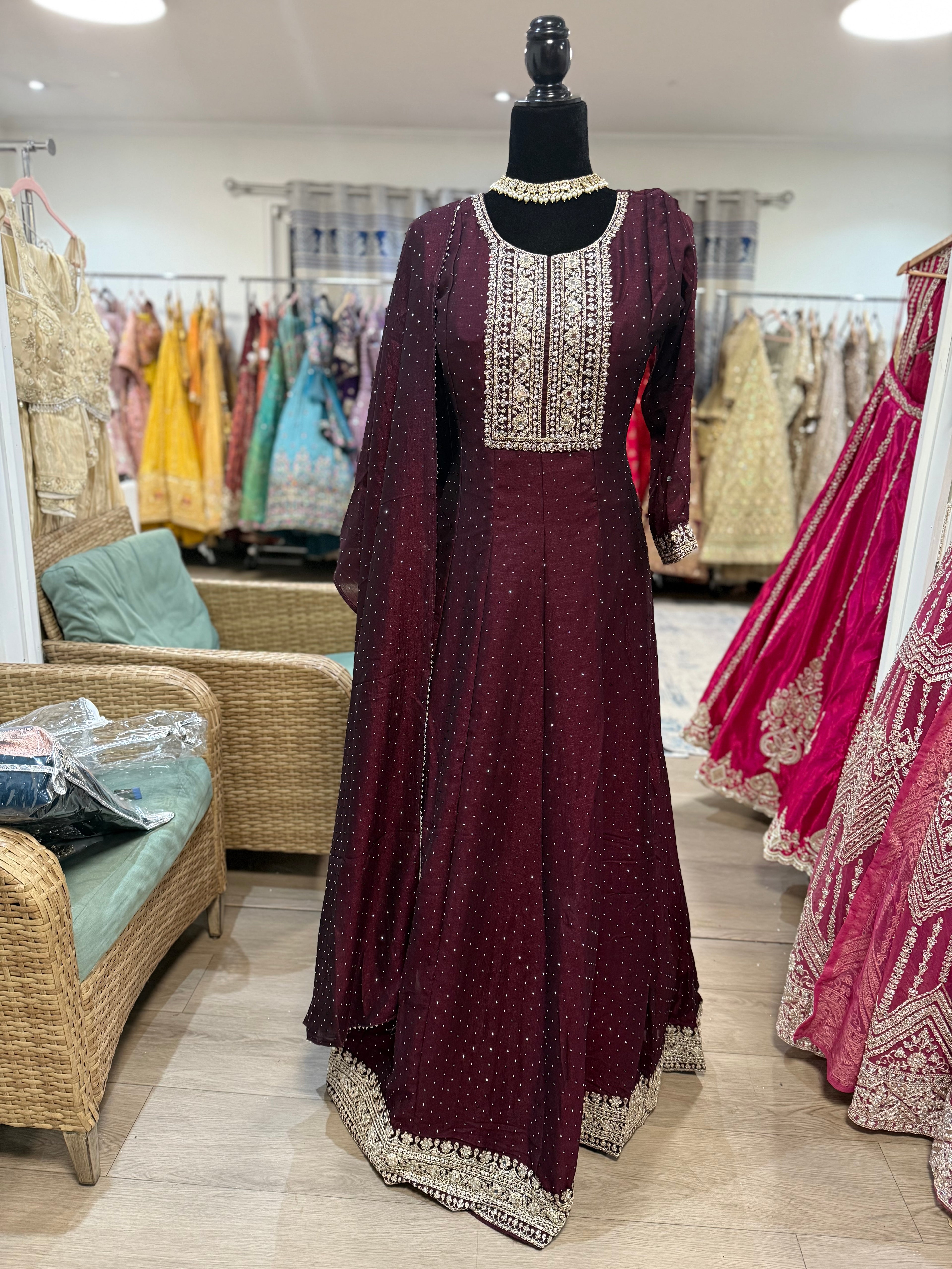 Embroidered suit – Kanada Kulture