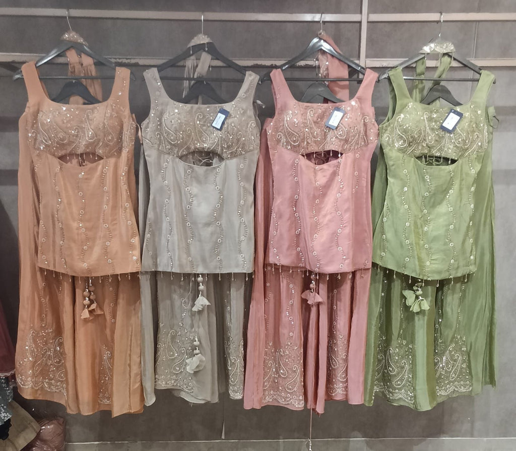 Indo western Embroidered suit