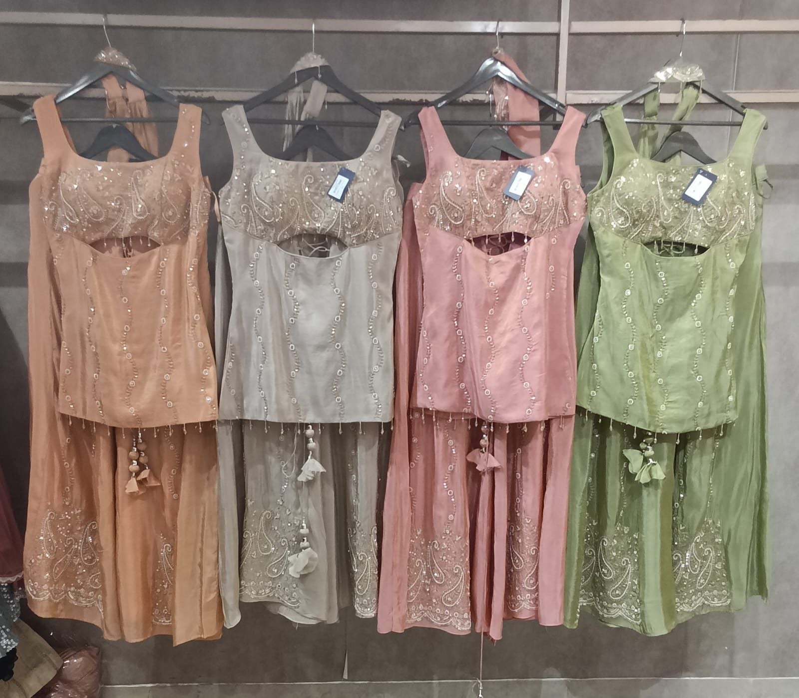 Indo western Embroidered suit