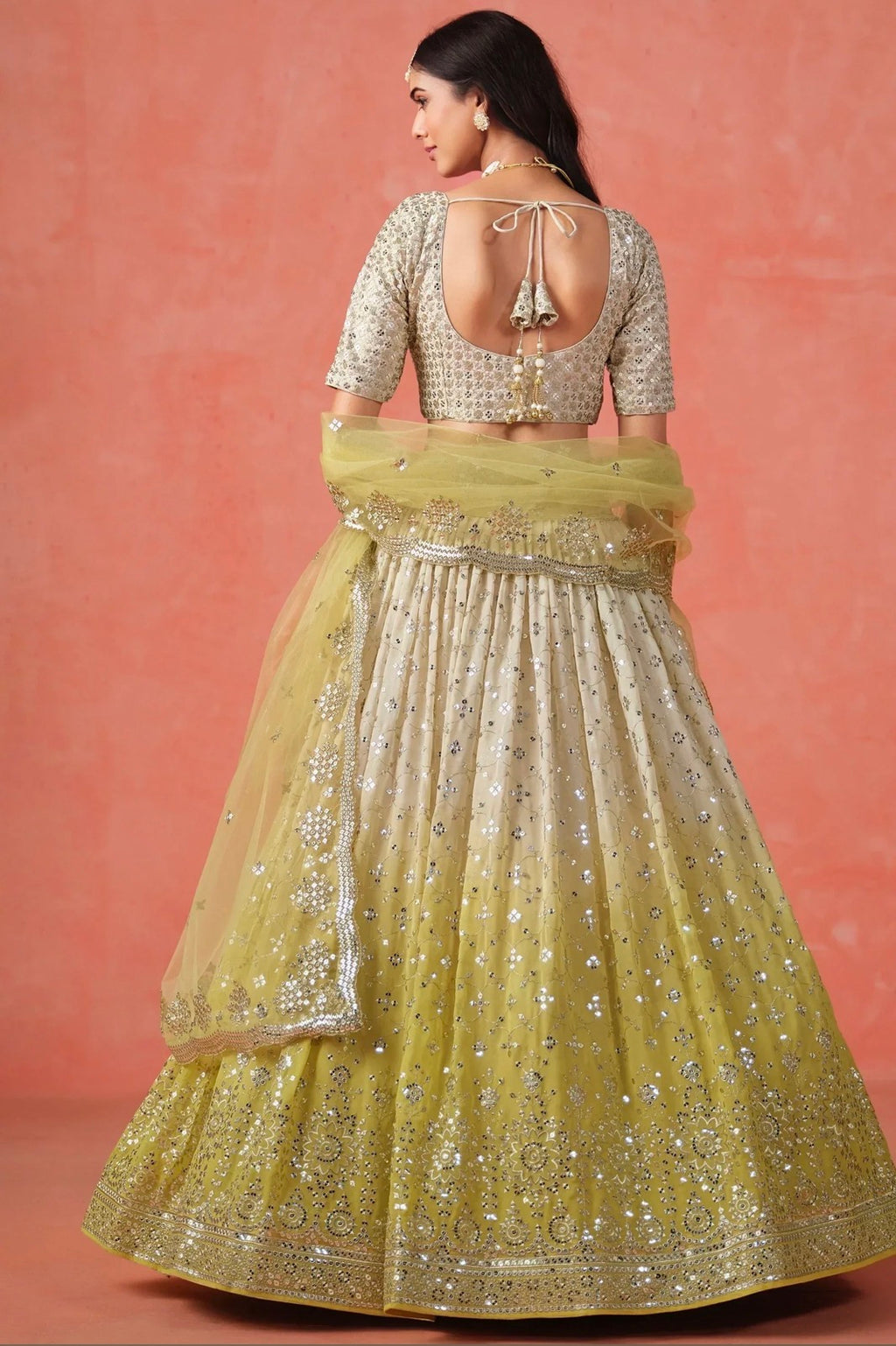 Traditional Embroidered Geogette Lehenga Choli