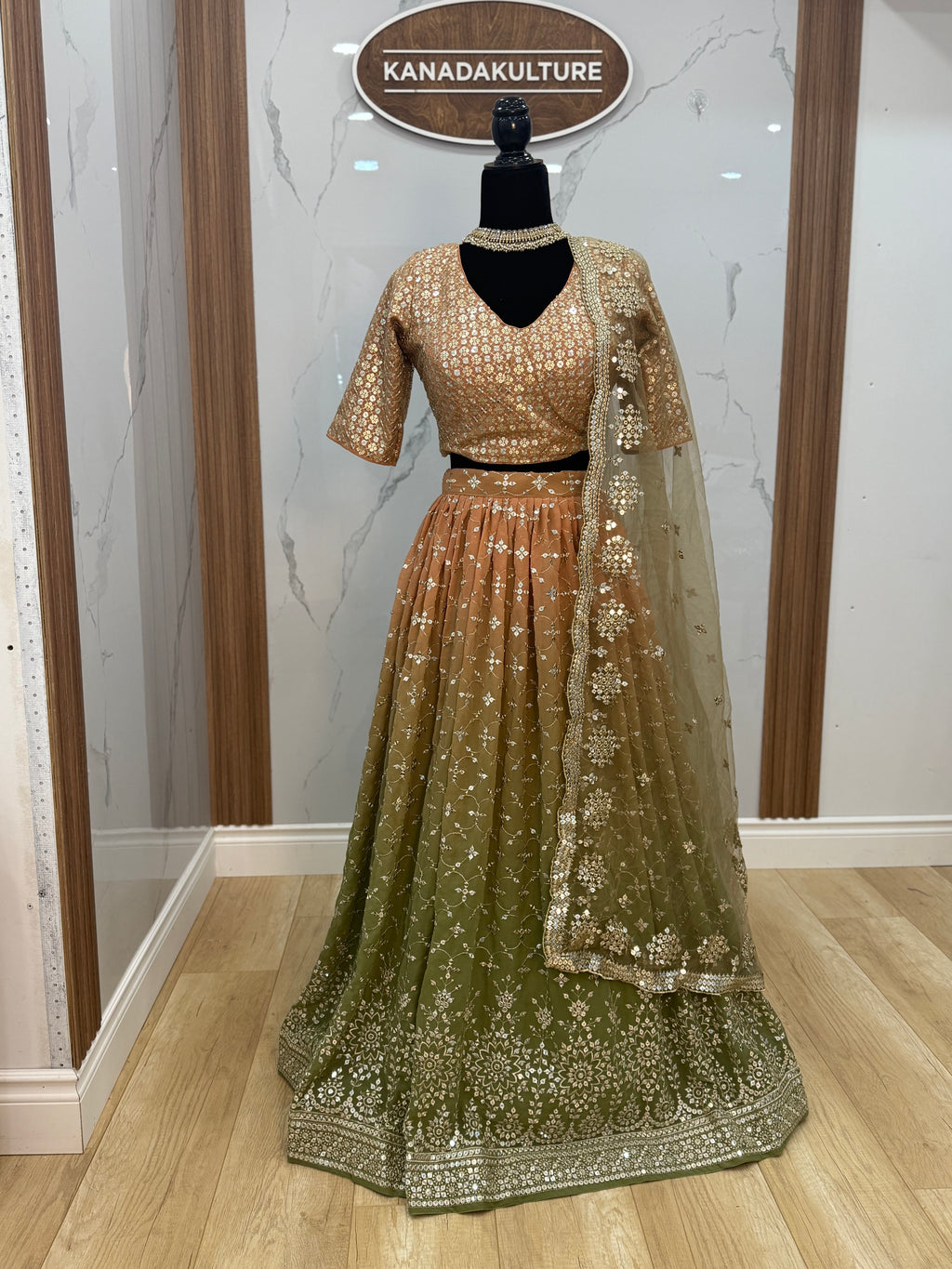 Traditional Embroidered Geogette Lehenga Choli