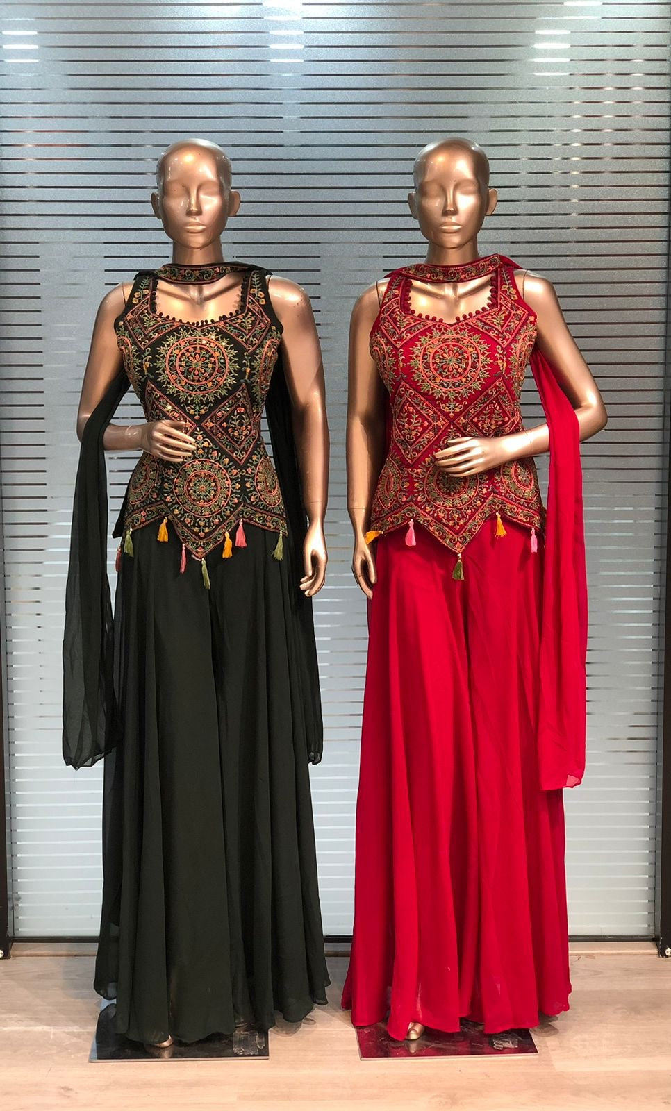 Embroidered suit