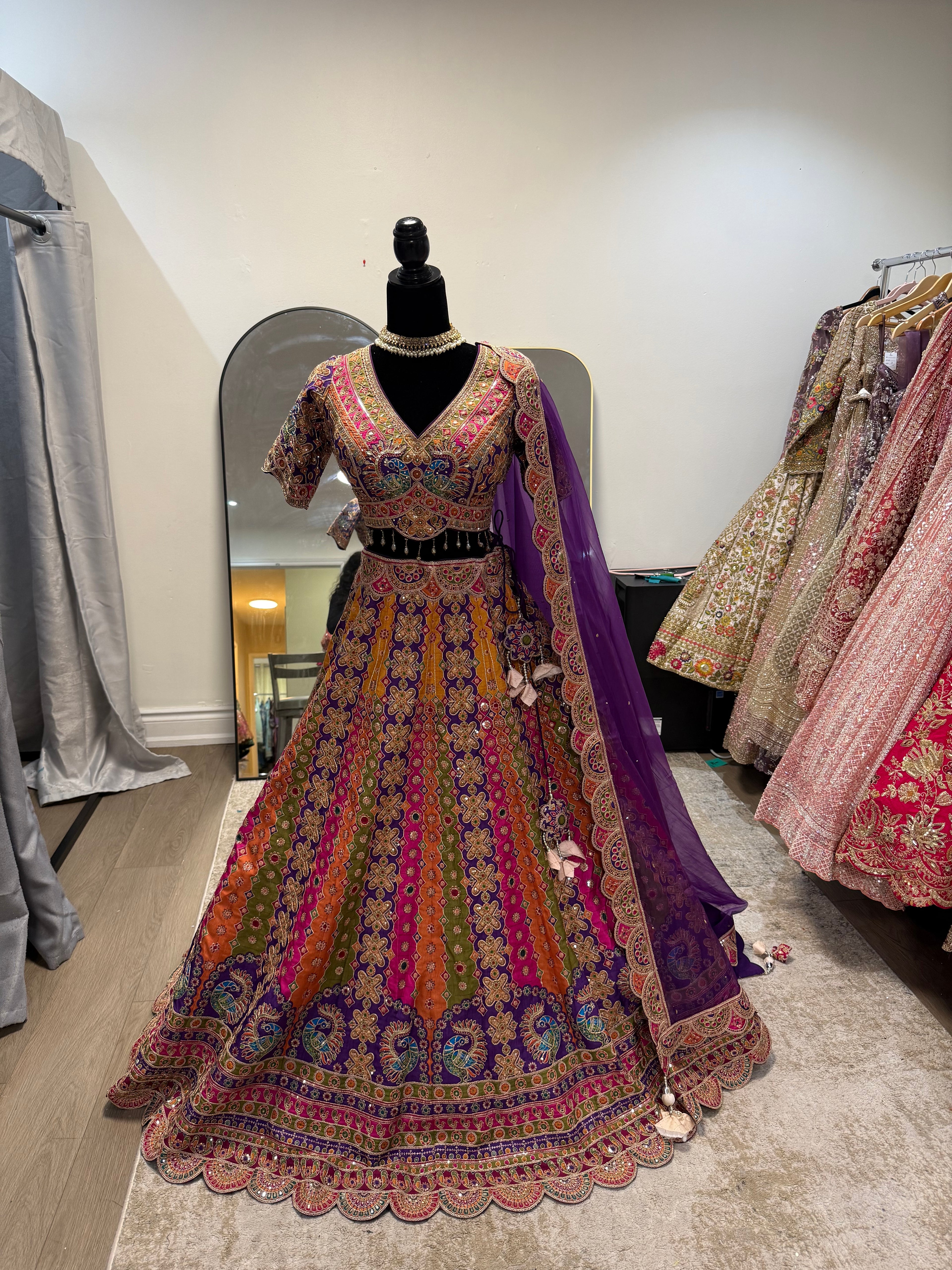 Beautiful choli with lehenga