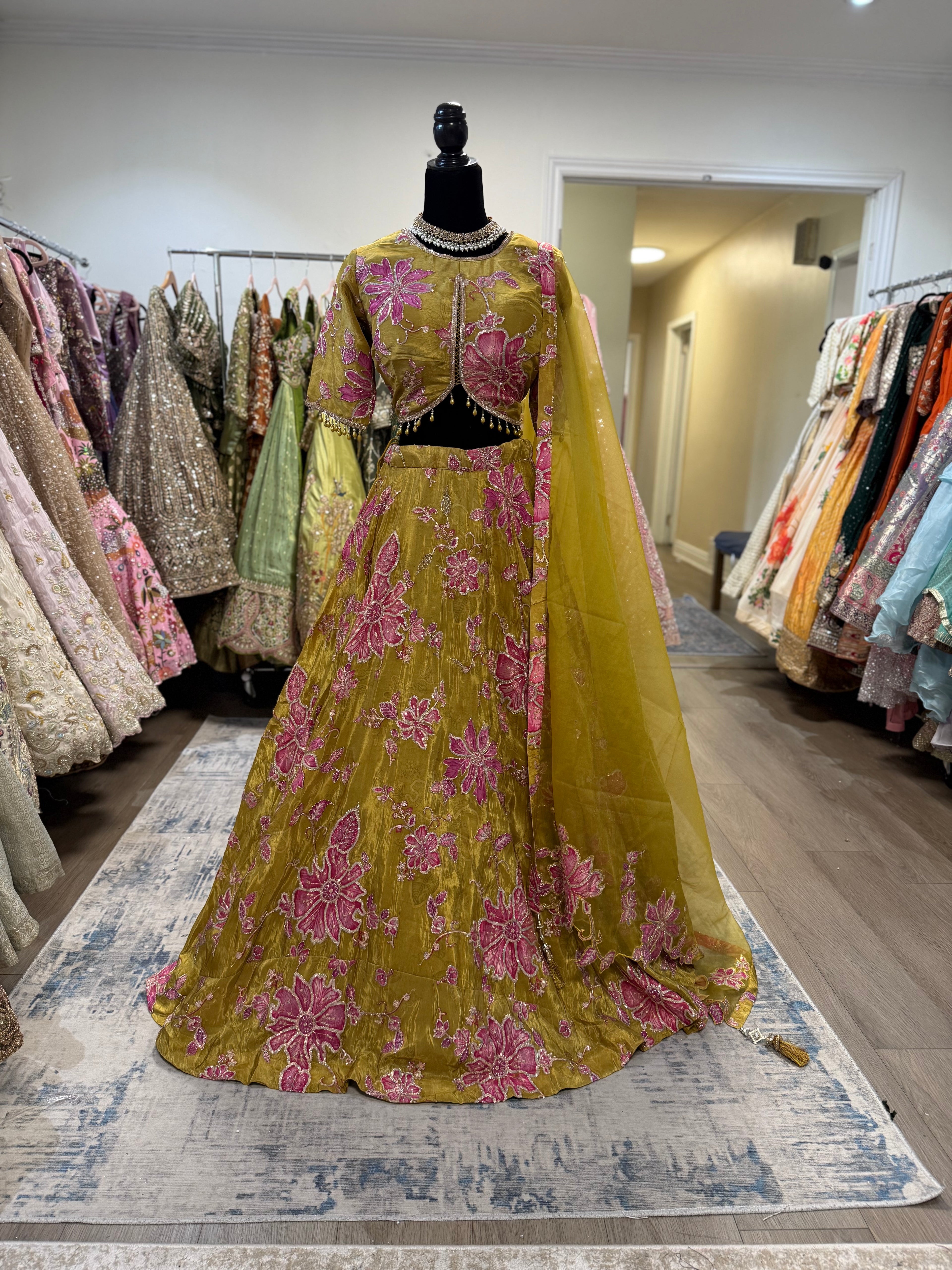Perfect haldi/mehendi/sangeet lehenga
