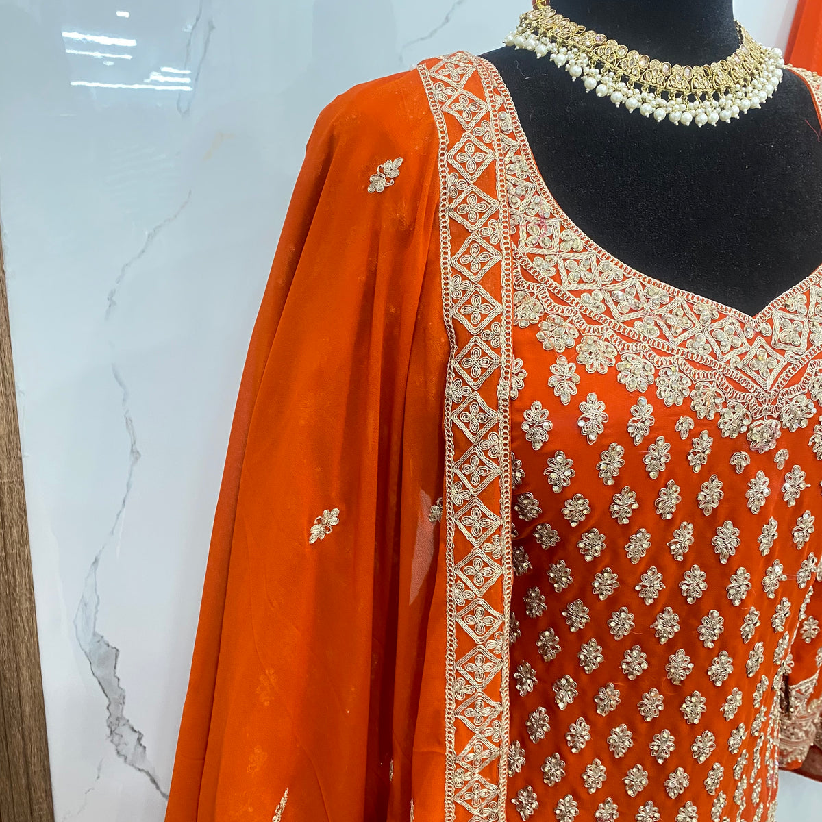 Indo western Embroidered suit