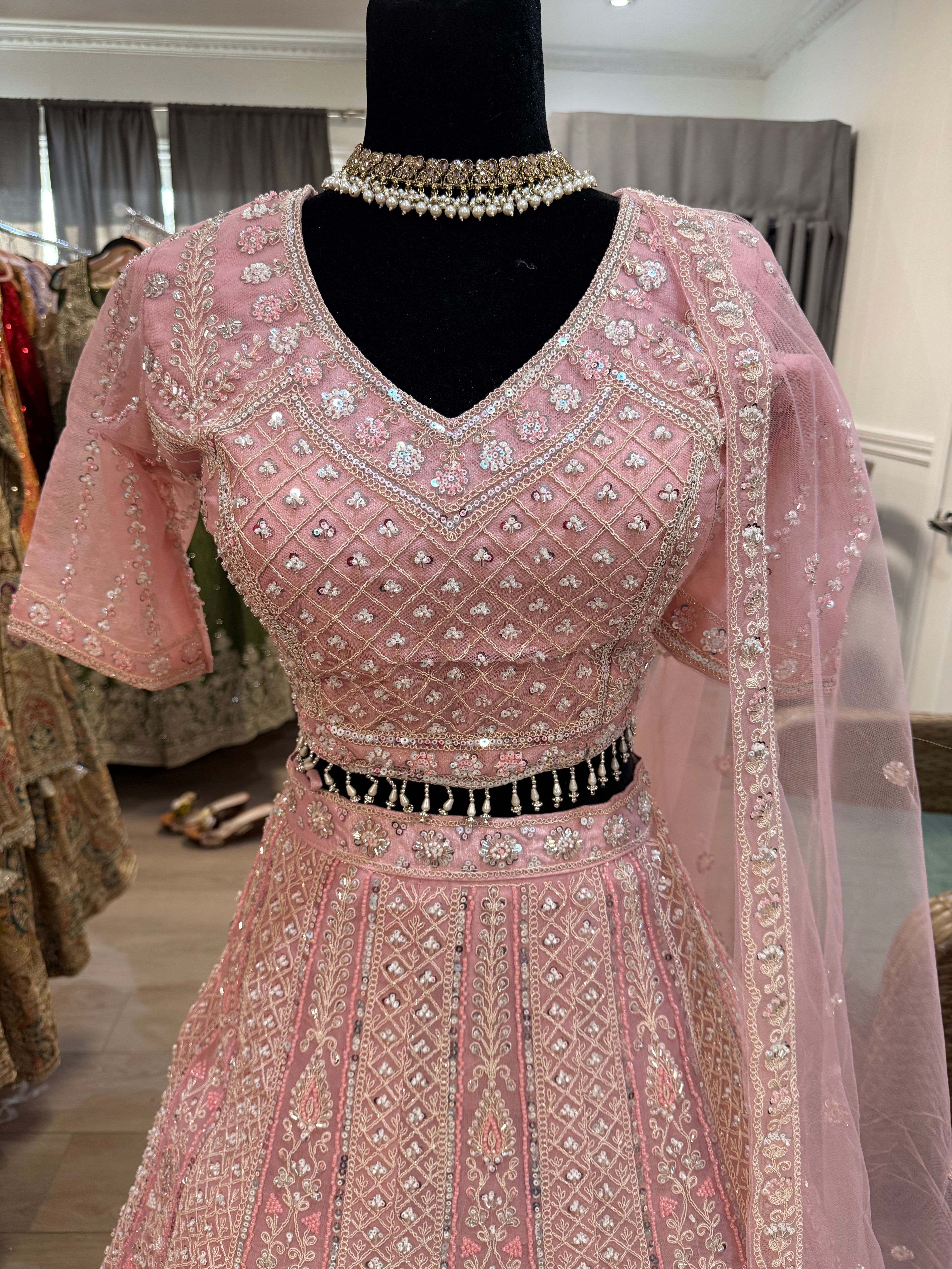 Beautiful choli with lehenga